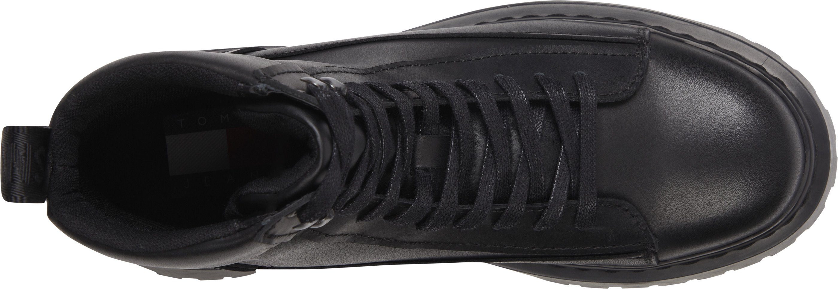 TOMMY JEANS Veterlaarsjes TJM LACE UP BOOT , blokhak, veterschoenen in robuuste look