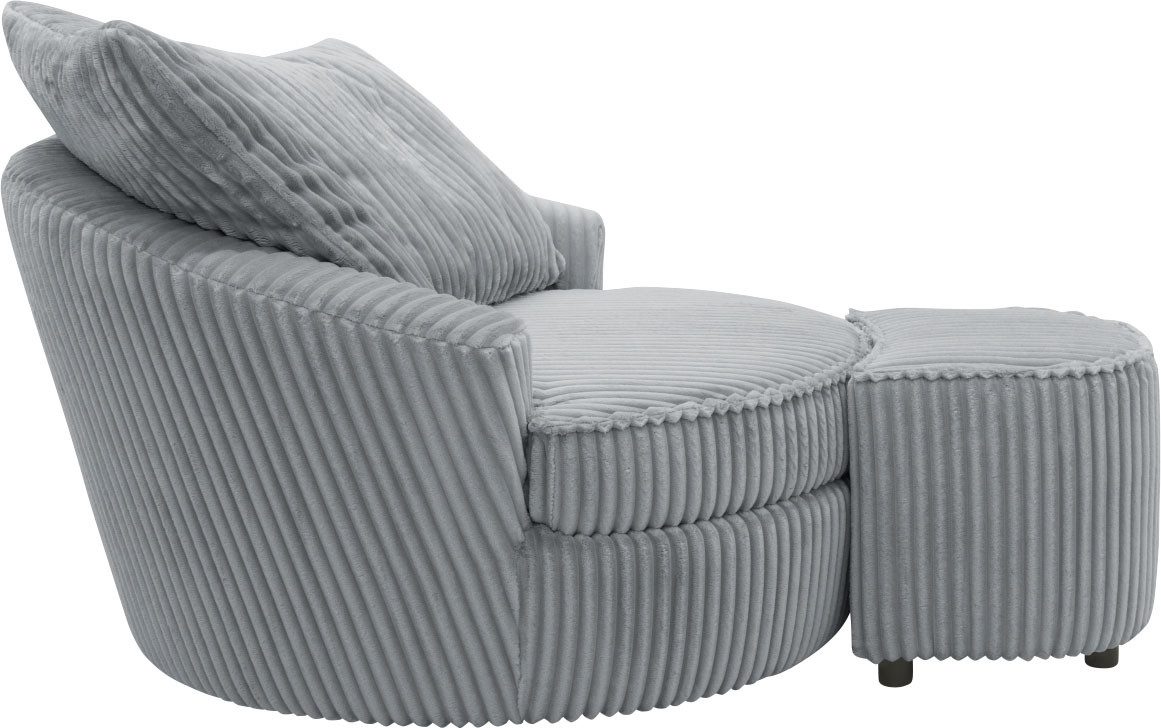 INOSIGN Hocker AMECA, poef, voetenbank 52 x 47 x 46 cm (BxDxH) (1 stuk)