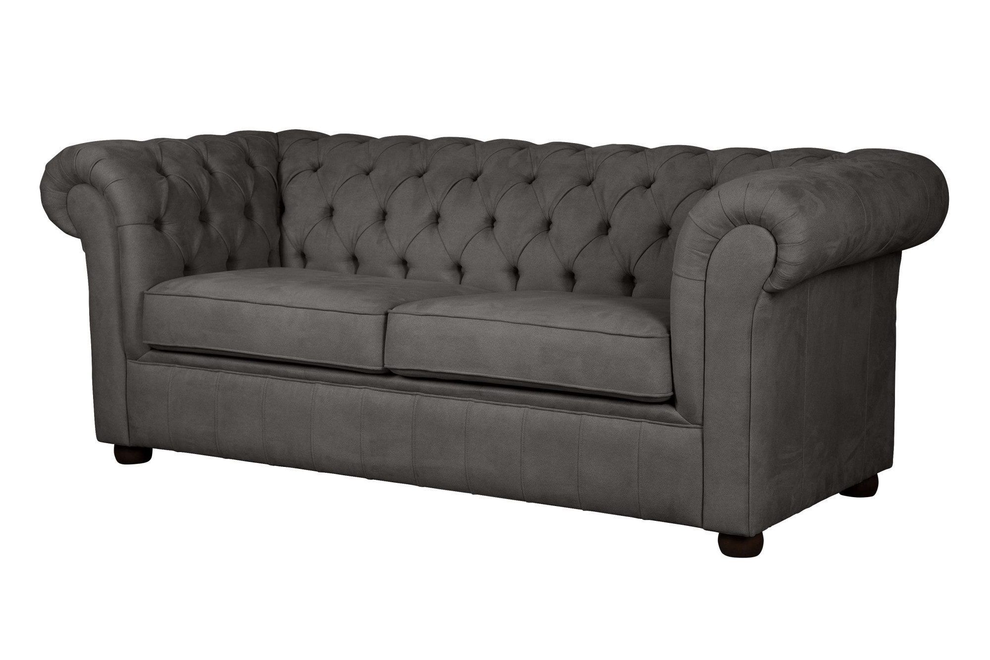 Home affaire 3-zitsbank CHARENTE, optionele slaapbank, Chesterfield-sofa, bedfunctie met edele knoopbevestiging en typische armleuningen, b/d/h 198/89/74 cm