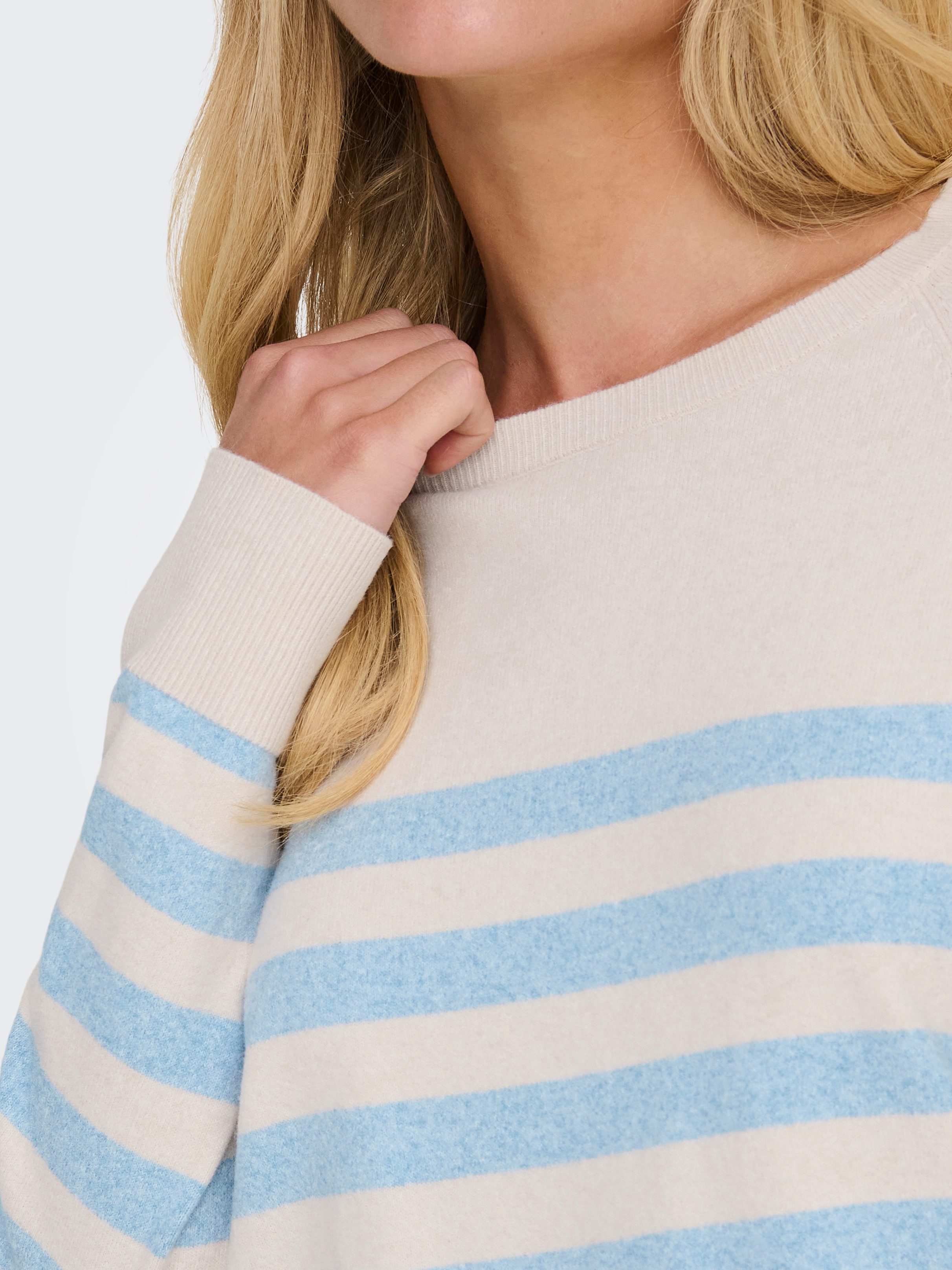 Only Trui met ronde hals ONLAMA LIFE LS RAGLAN O-NECK CC KNT