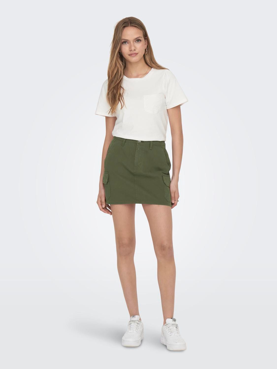 Only Minirok ONLMALFY LIFE SHORT CARGO SKIRT PNT