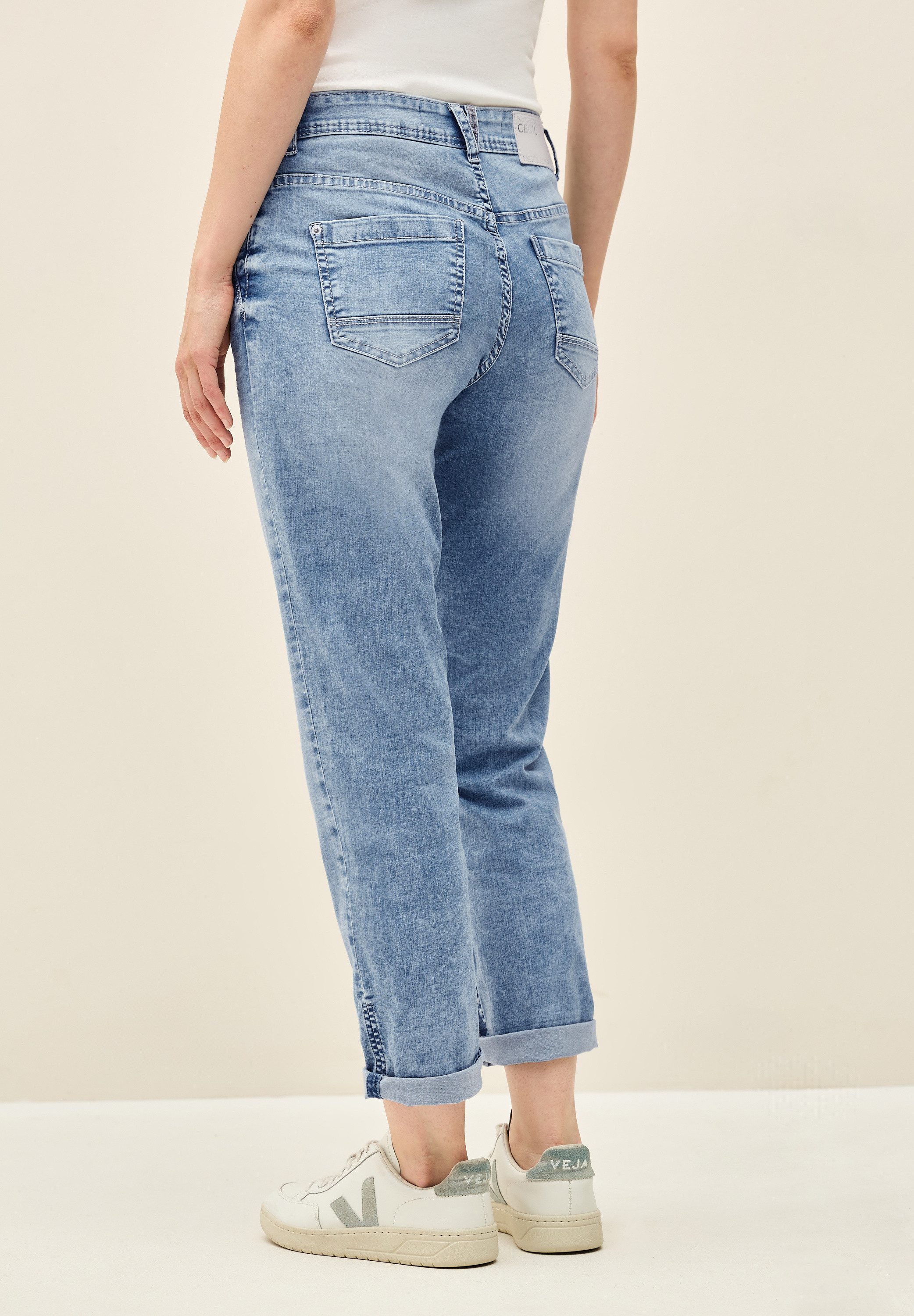 Cecil 5-pocket jeans Stijl Scarlett met turn-up detail