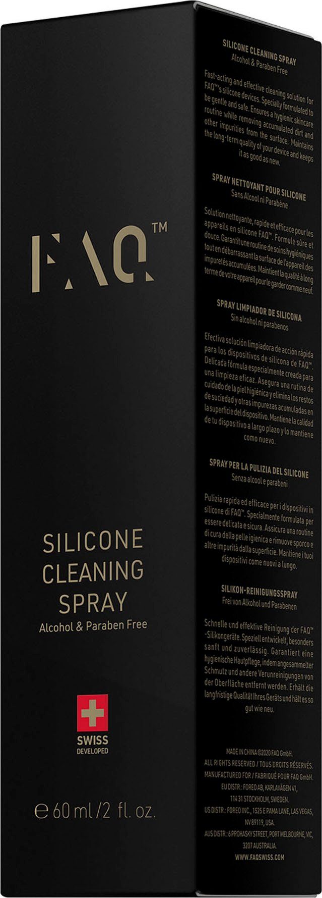 FAQ™ Hygiënische spray FAQ™ Silicone Cleaning Spray 60 ml (1 stuk)