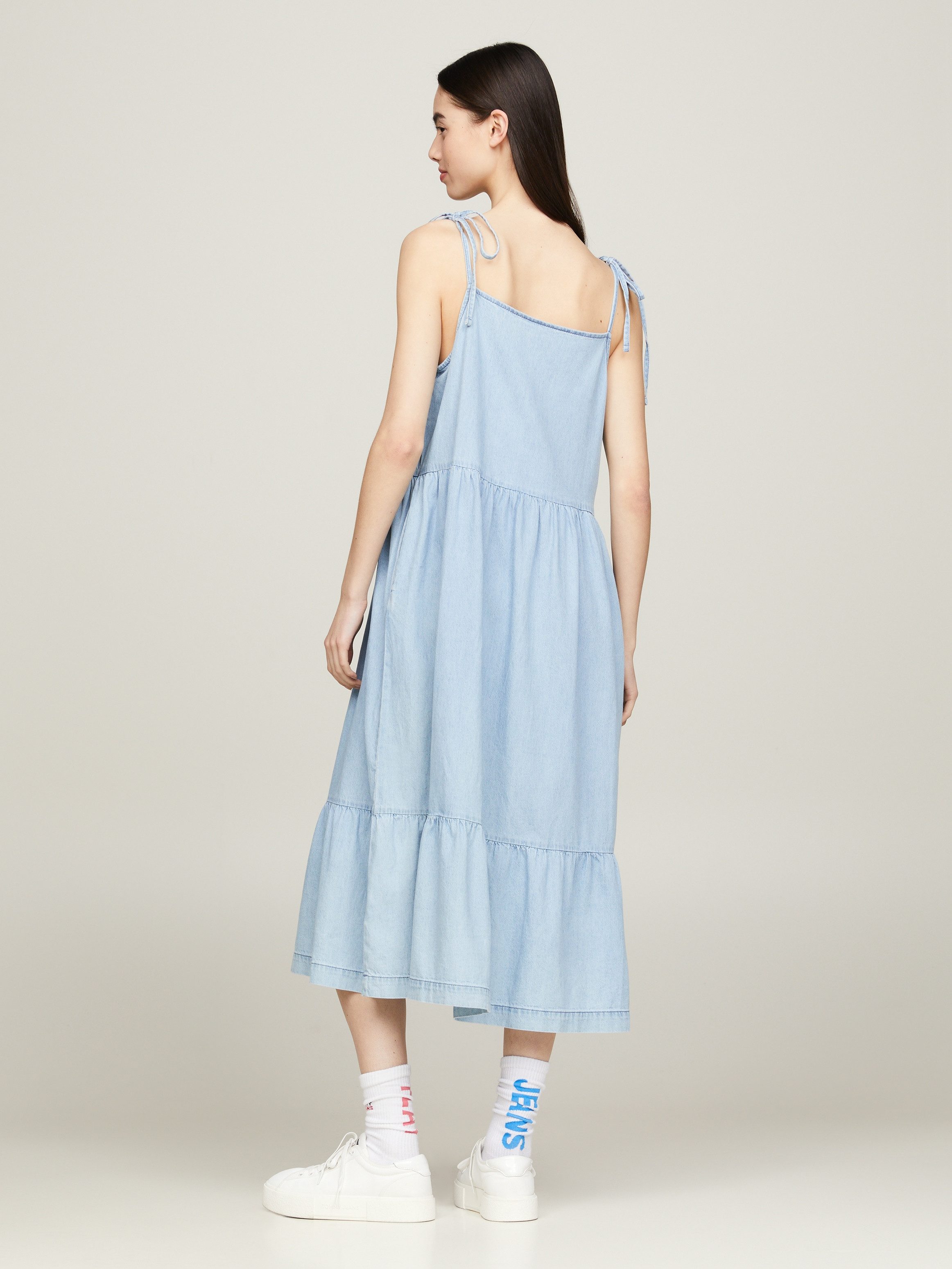 Tommy Jeans Curve Blousejurk TJW CHAMBRAY DRESS EXT