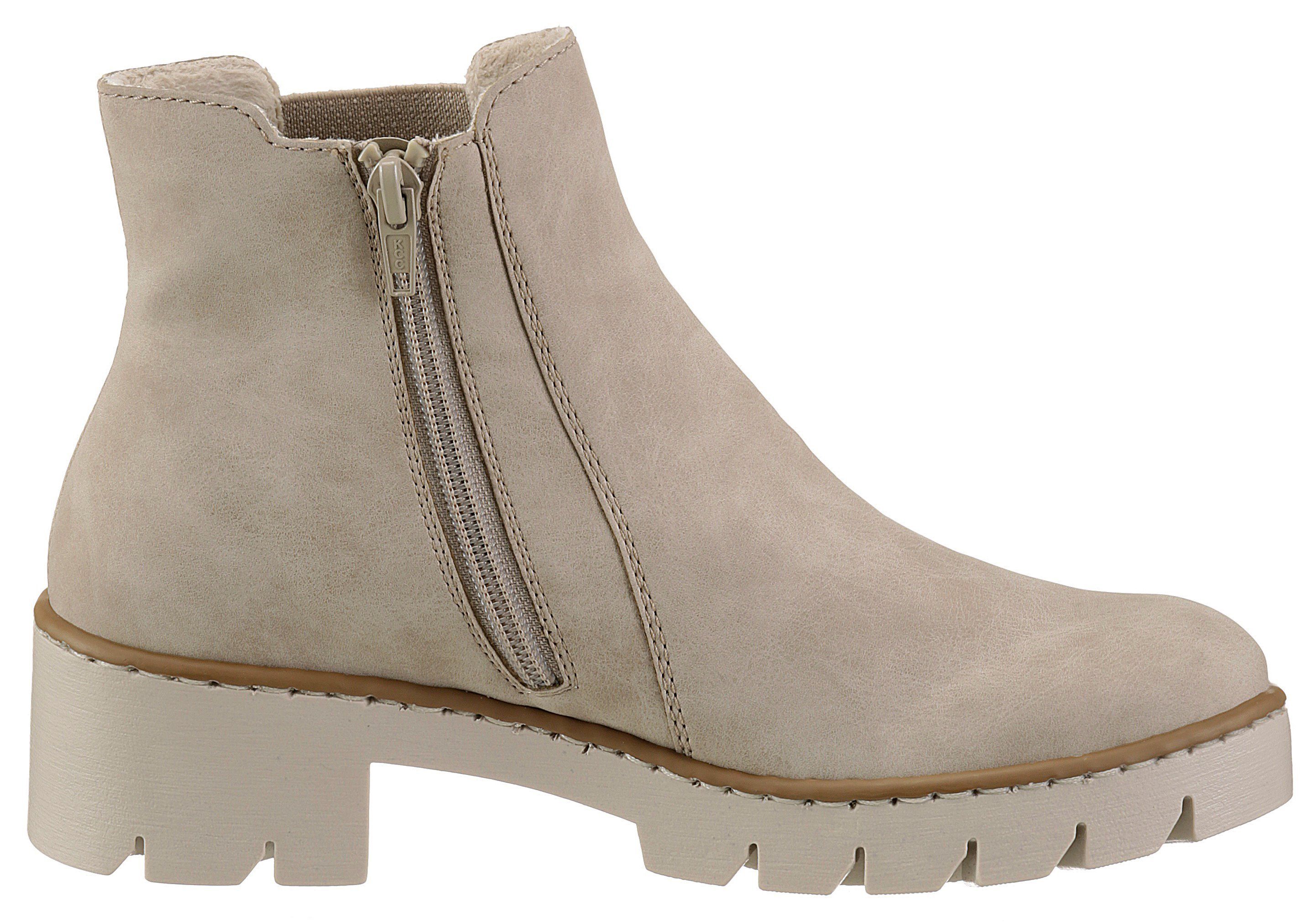 Rieker Chelsea-boots met lichte profielzool