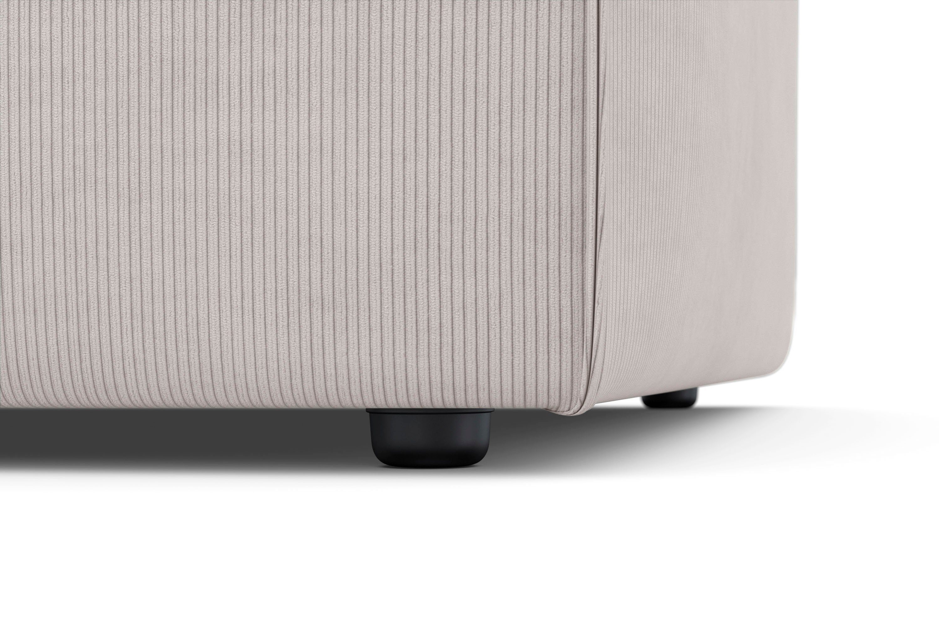 RAUM.ID Bank-hoekelement Merid, sofa-element, afmetingen B/D/H: 97/97/46 cm als module of apart te gebruiken, voor individuele samenstelling