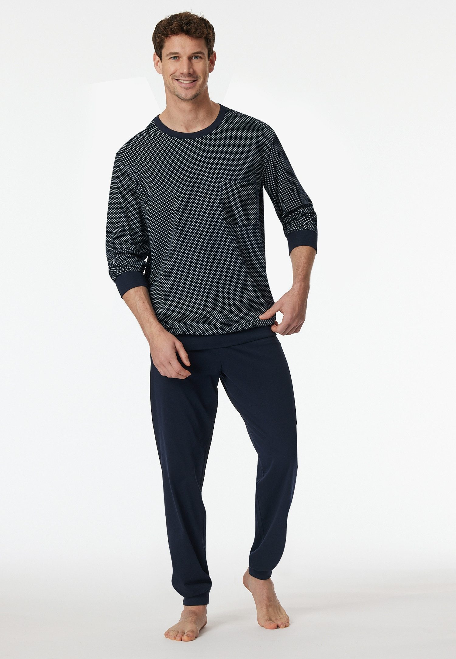 Schiesser Pyjama "Comfort Essentials" (2-delig)