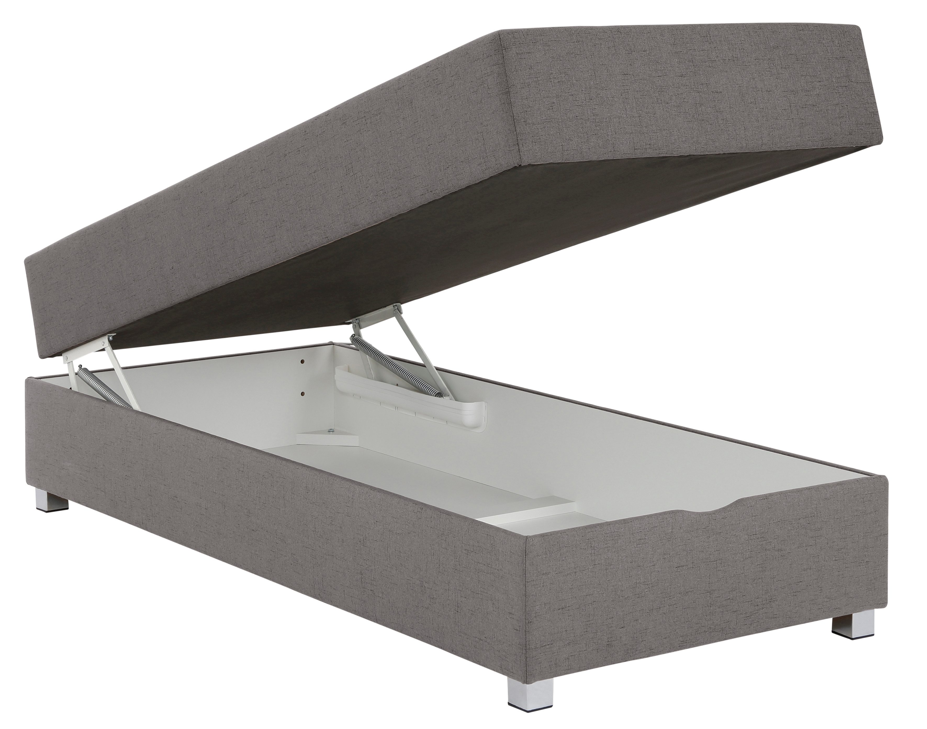 INOSIGN Boxspring Alexis zonder hoofdbord - ideaal voor ruimtes met schuine plafonds, in 4 breedten