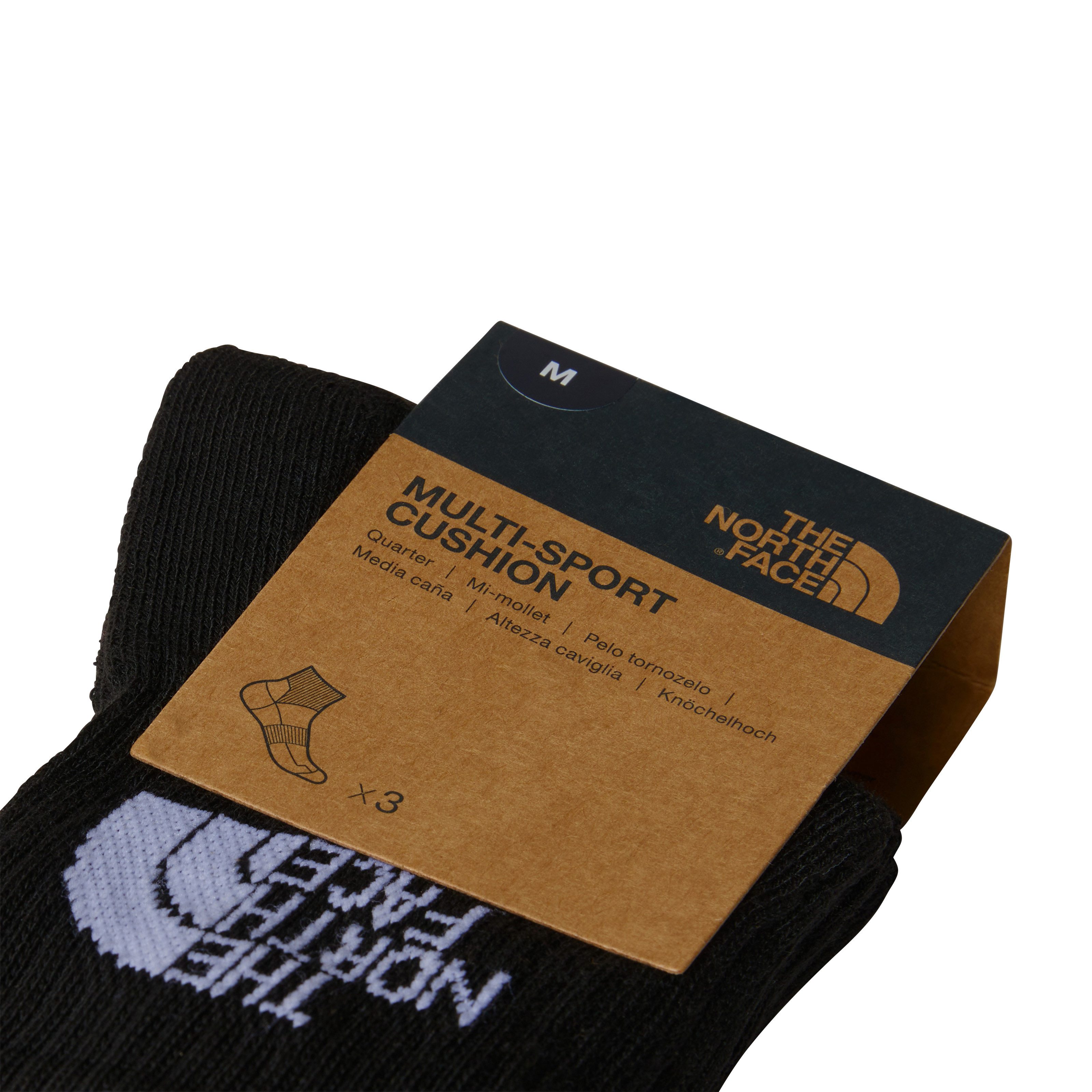 The North Face Sportsokken MULTI SPORT CUSH QUARTER SOCK 3P (set, 3 paar)