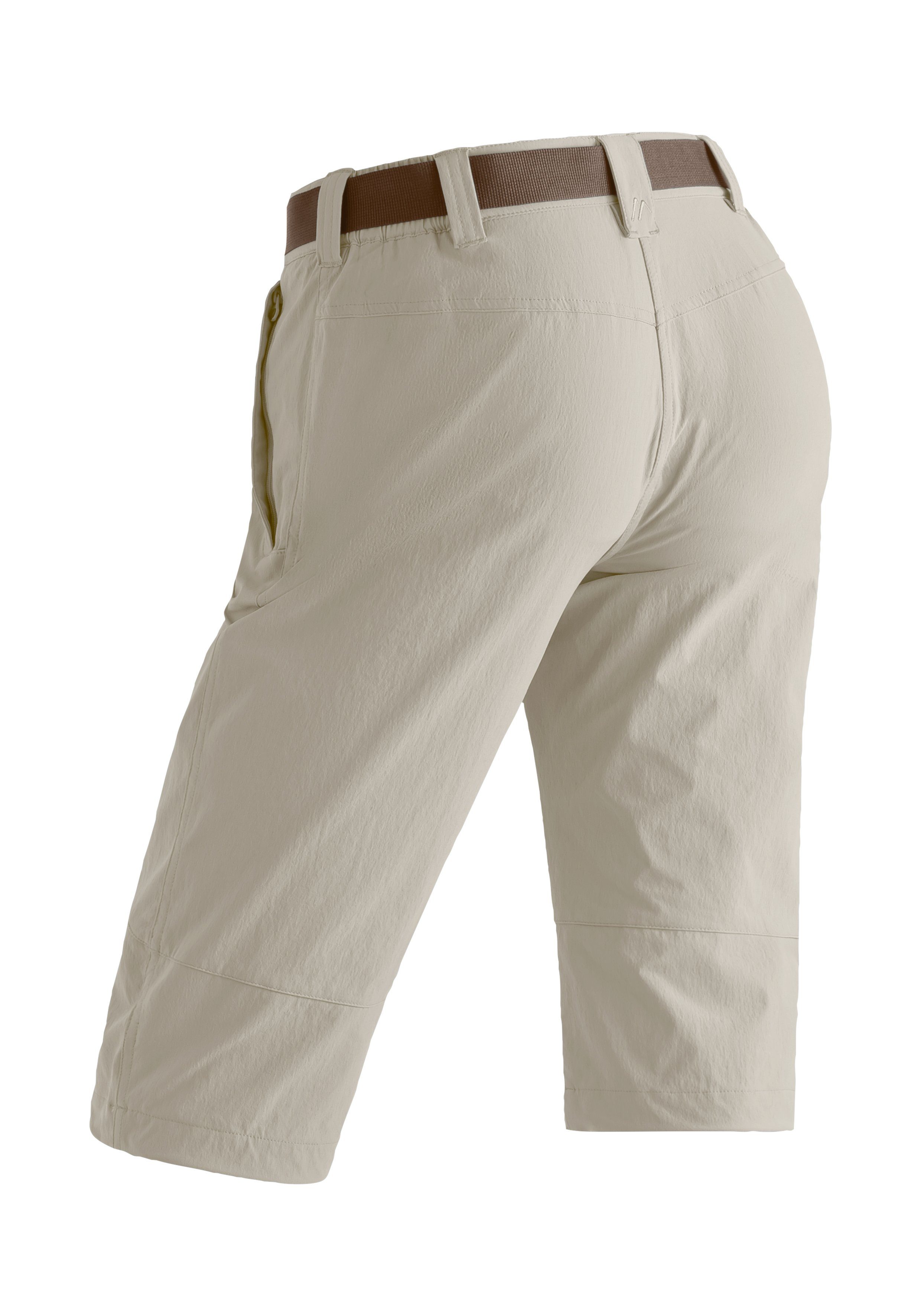 Maier Sports Capribroek Kluane Dames shorts, korte wandelbroek, outdoorbroek met 2 zakken, regular fit