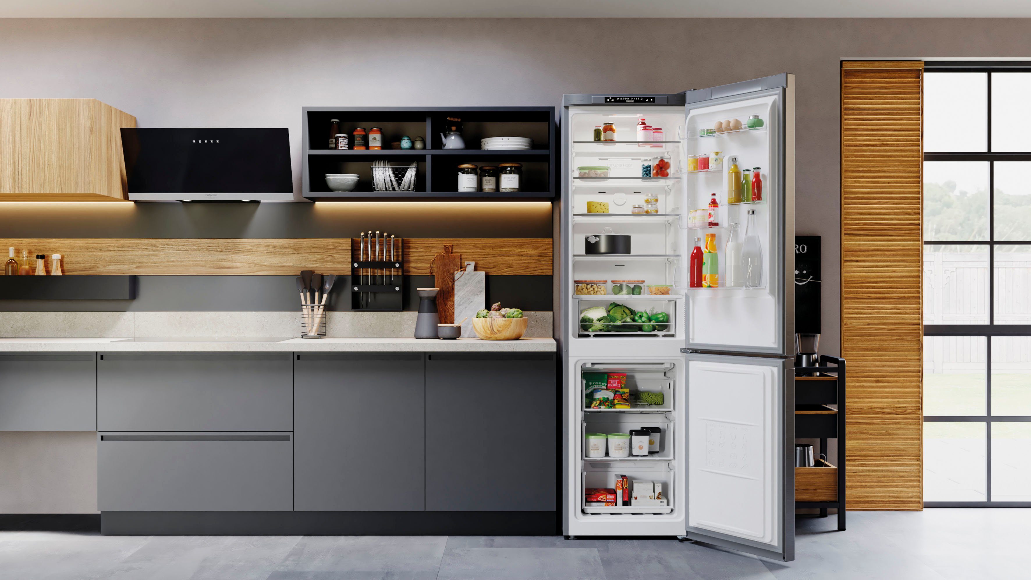 BAUKNECHT Koel-vriescombinatie KGN 20C1IN