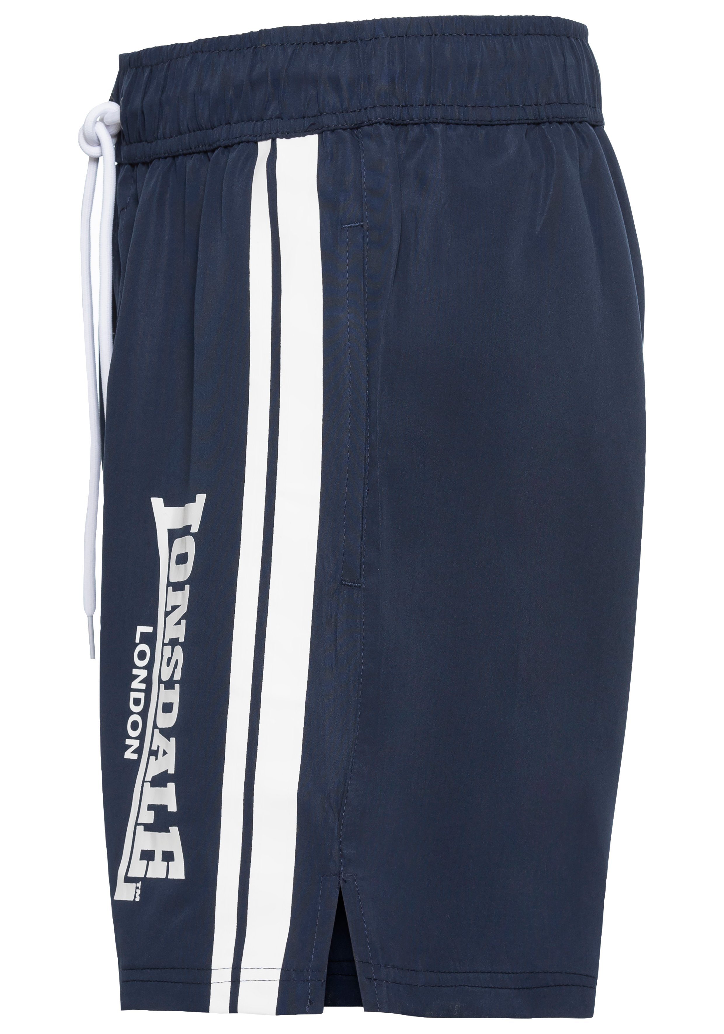 Lonsdale Short TAMESIDE zwembroek met elastische band en rijgkoord