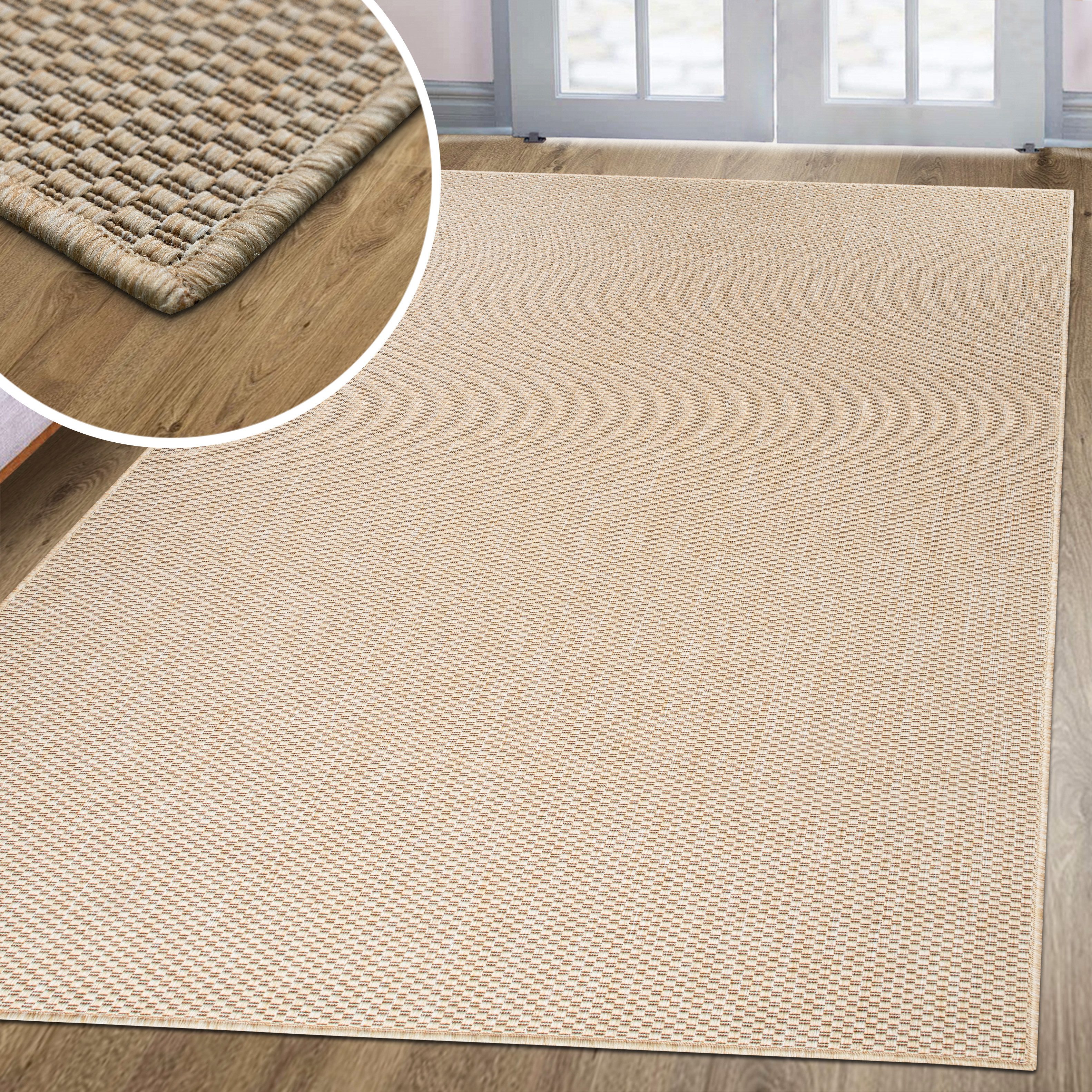 my home Vloerkleed Venetië is ook als loper verkrijgbaar Geschikt voor binnen en buiten, sisal-look, weerbestendig & uv-bestendig