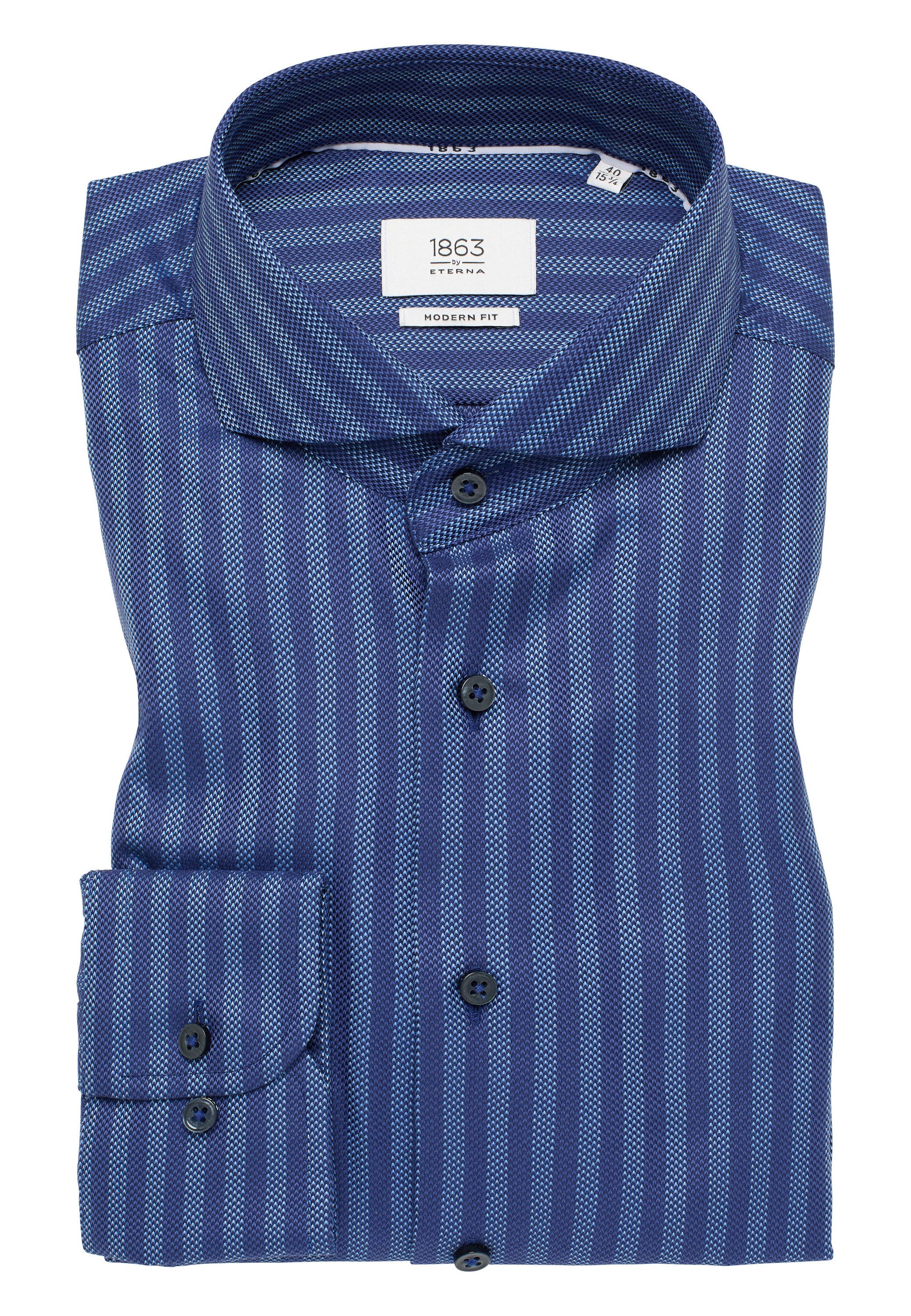 Eterna Overhemd met lange mouwen MODERN FIT NON IRON (strijkvrij)