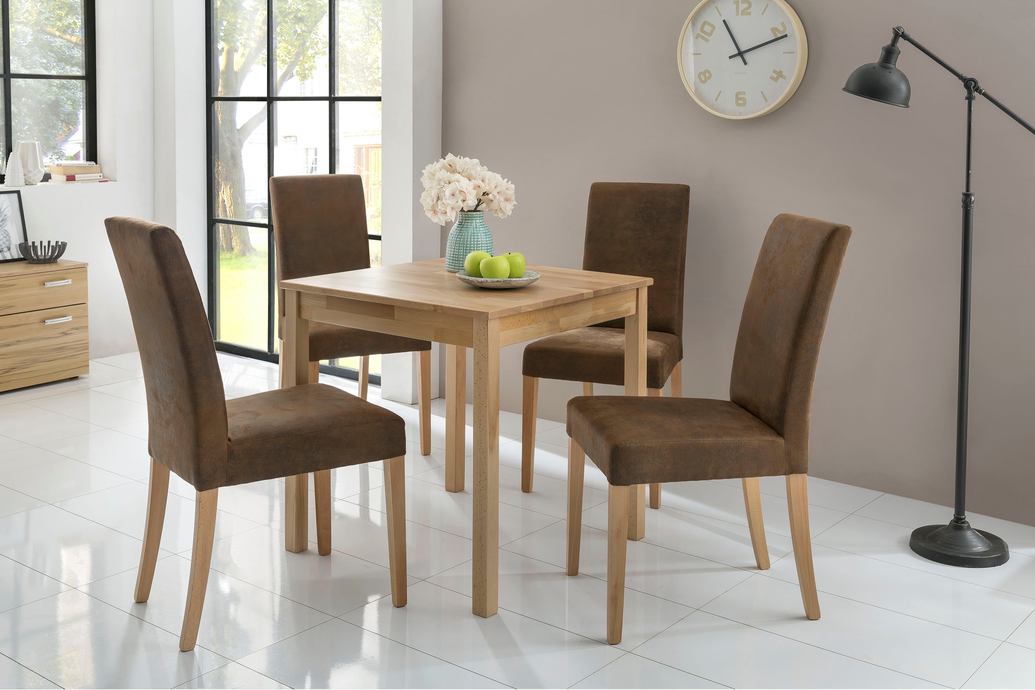 Home affaire Eettafel TOPSELLER! in massief beukenkernhout