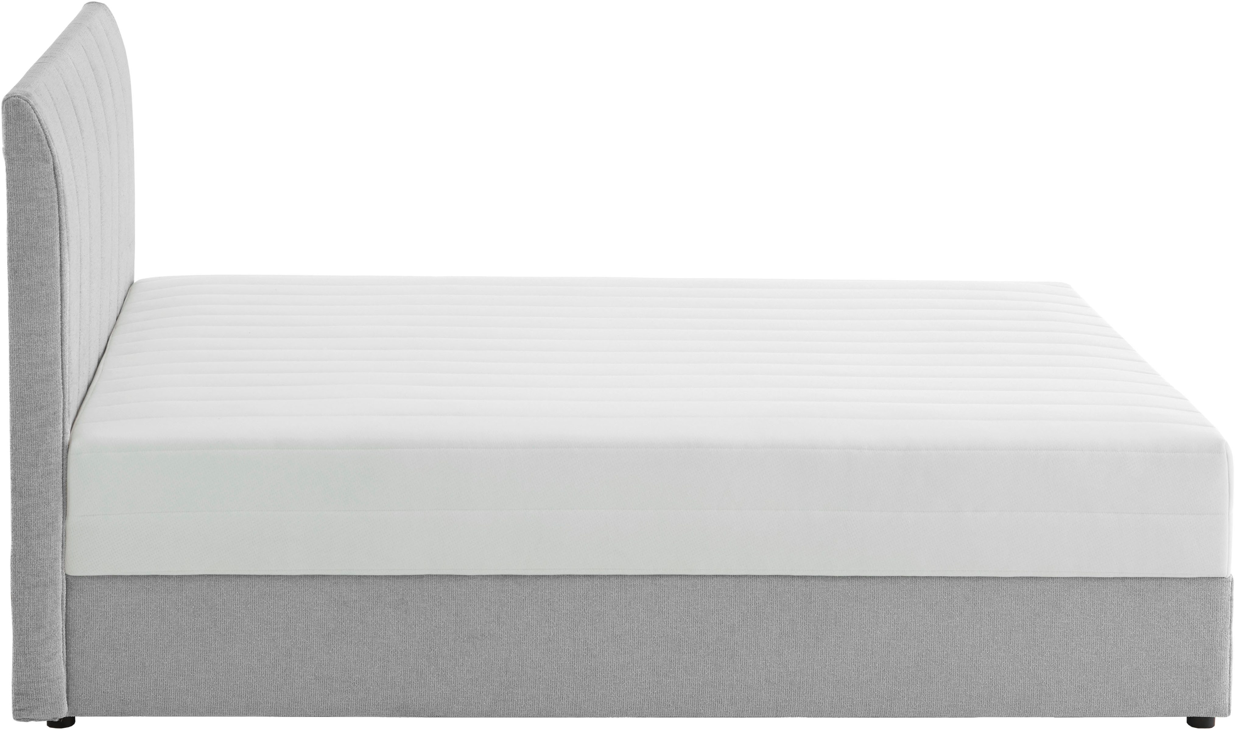 ATLANTIC home collection Boxspring ALISIA Met pocketvering, bedlade en kussenrol in originele bekleding