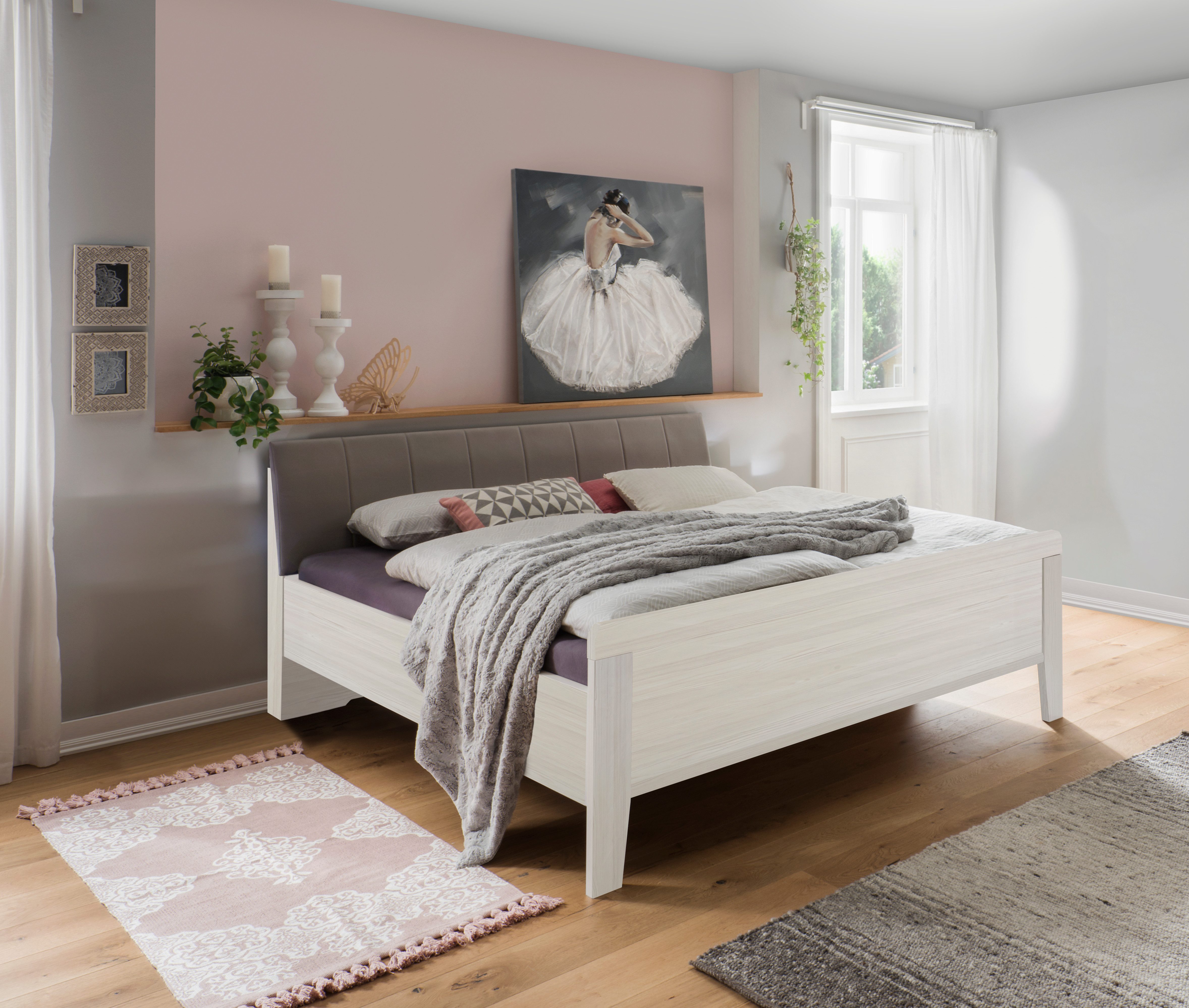 WIEMANN Houten bed Bern viervoudig verstelbare lighoogte