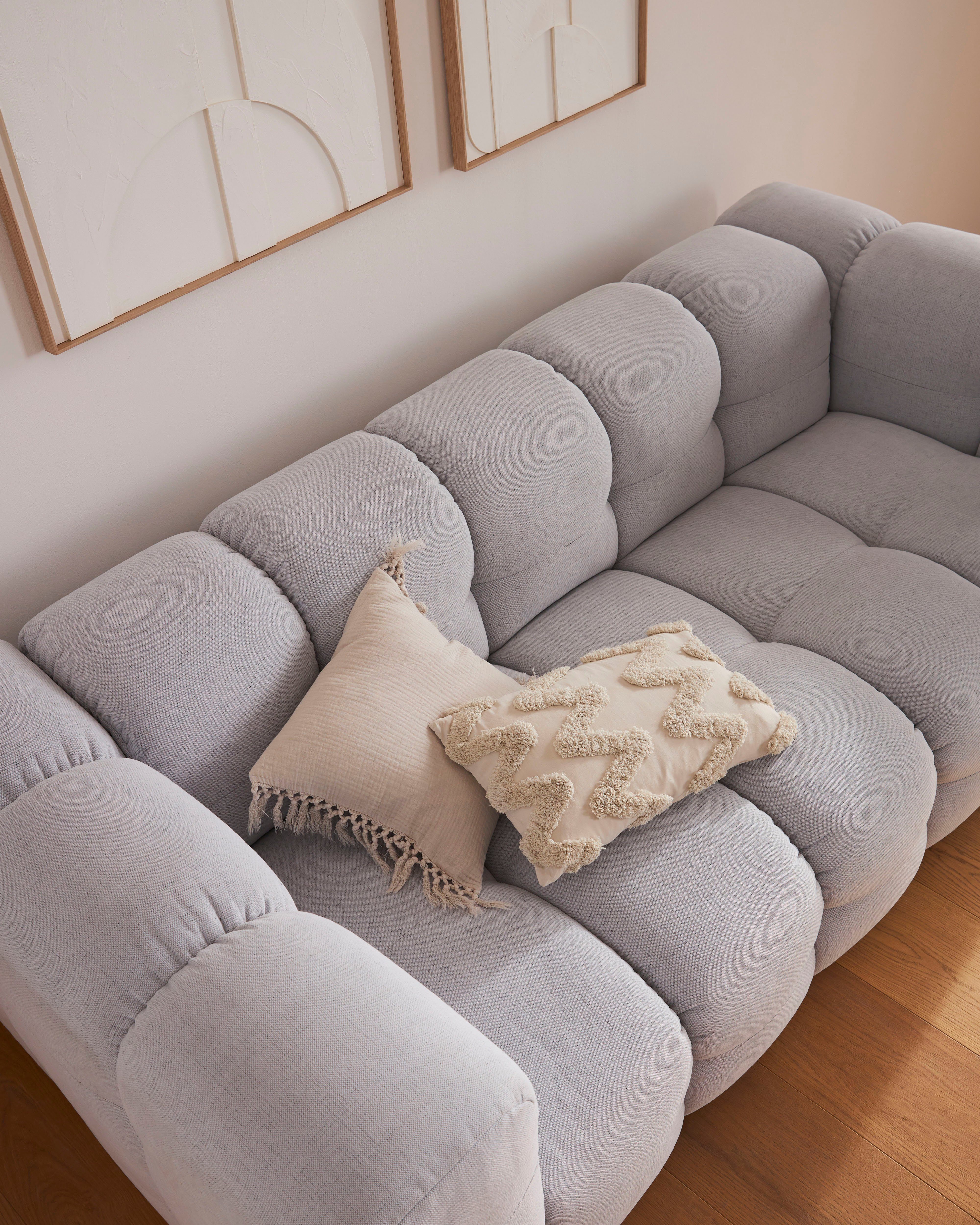 LeGer Home by Lena Gercke 3-zitsbank TALISHA designerbank, moderne quilt, afmetingen B/D/H: 229/110/75 cm