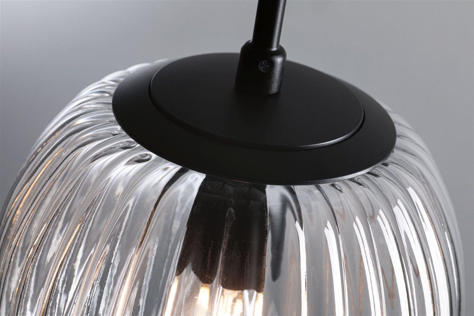 Paulmann Hanglamp Ruya E14 max. 20W Glas, Zwart mat (1 stuk)