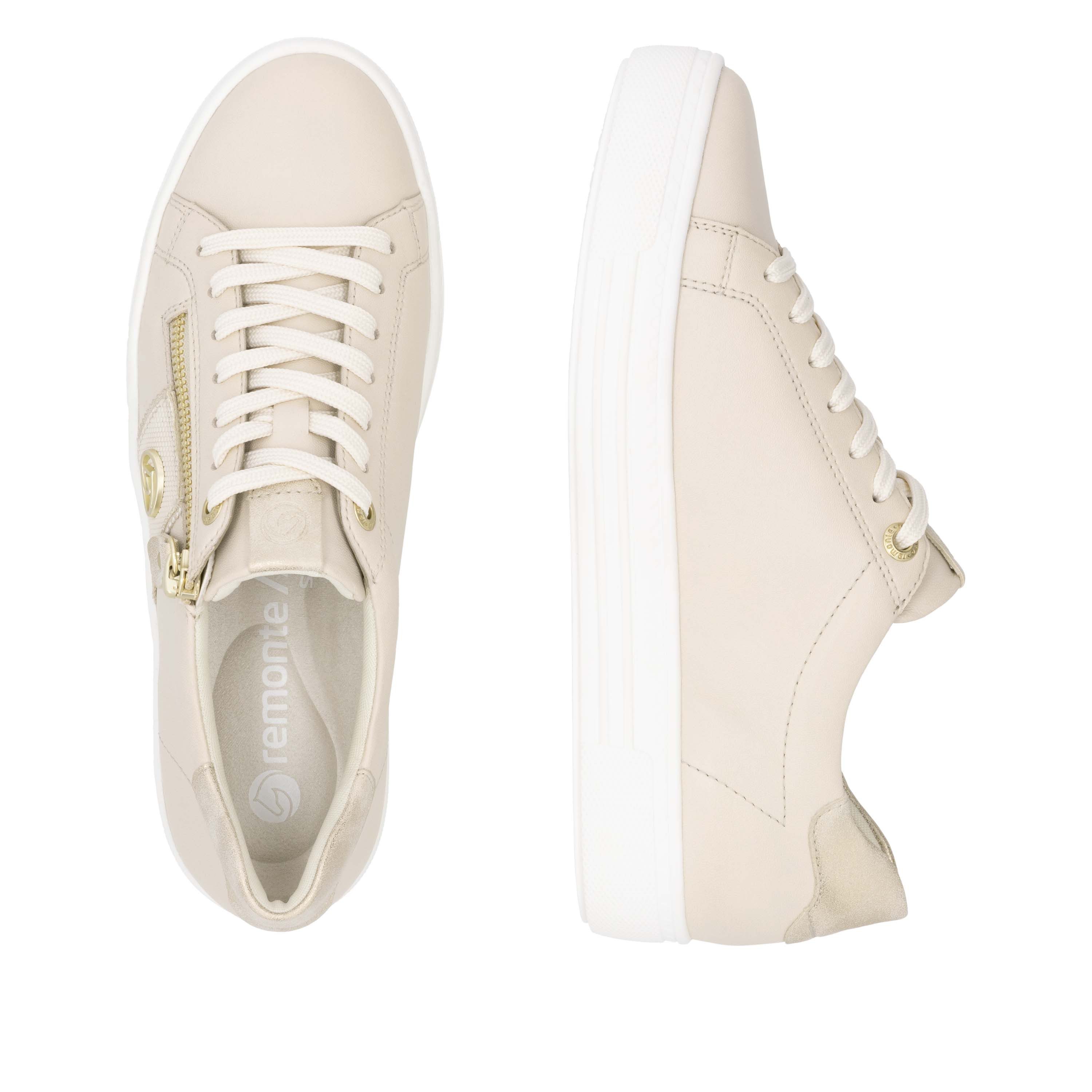 Remonte Plateausneakers , vrijetijdsschoen, lage schoen, veterschoen, uitneembare zachte inlegzool