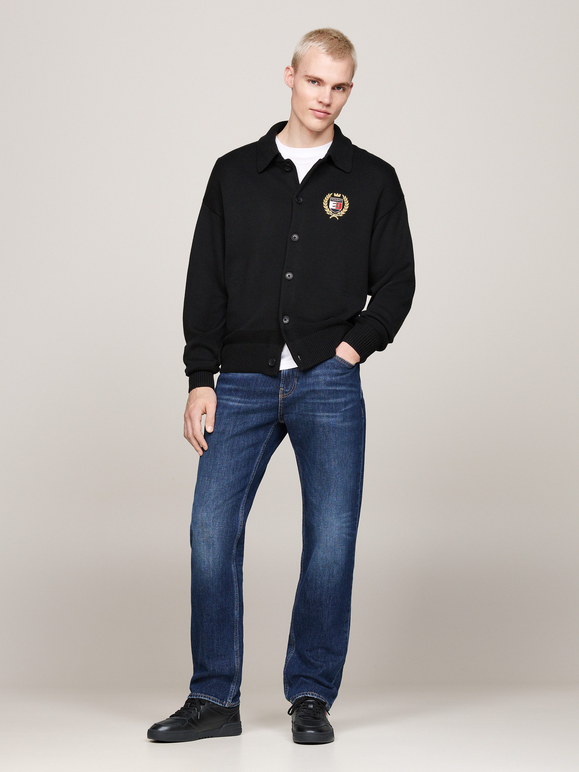 TOMMY JEANS Plateausneakers (NEW) TJM CUPSOLE LEATHER ESS , vrijetijdsschoen, lage schoen, veterschoen in basket-look