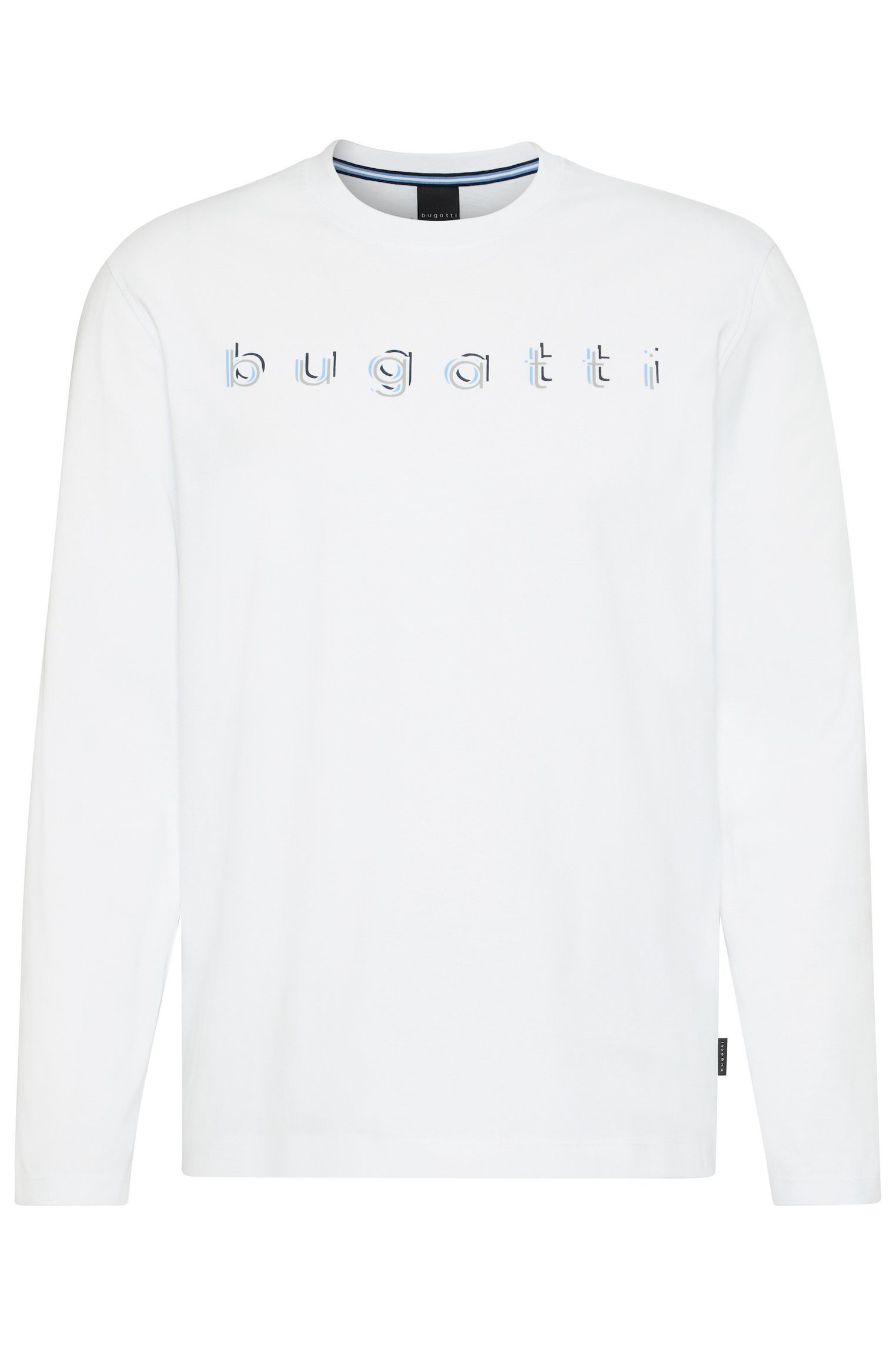 Bugatti Lang sweatshirt met bugatti-print