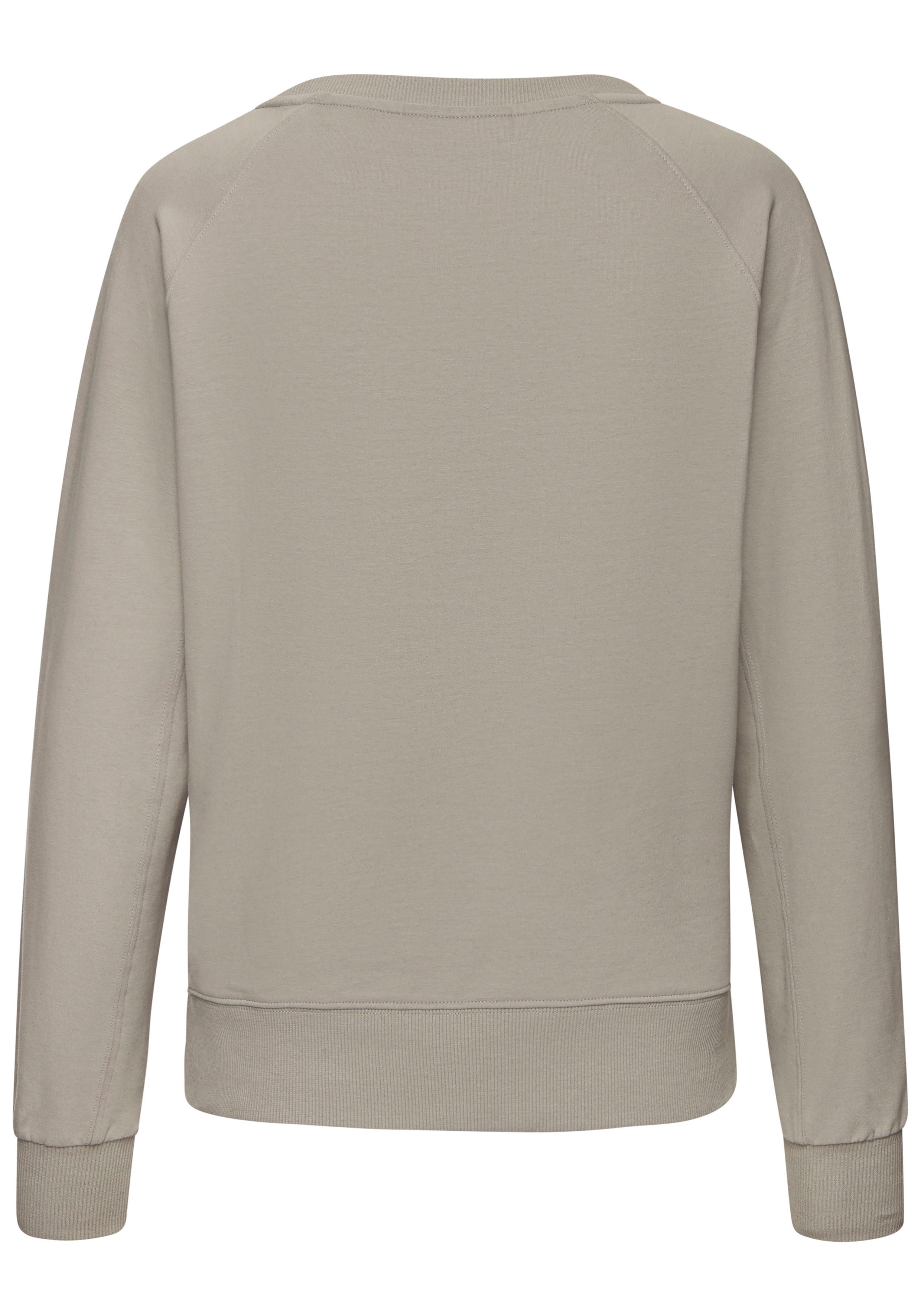 Elbsand Sweatshirt met frontprint, ronde hals, printpullover, casual-sportief