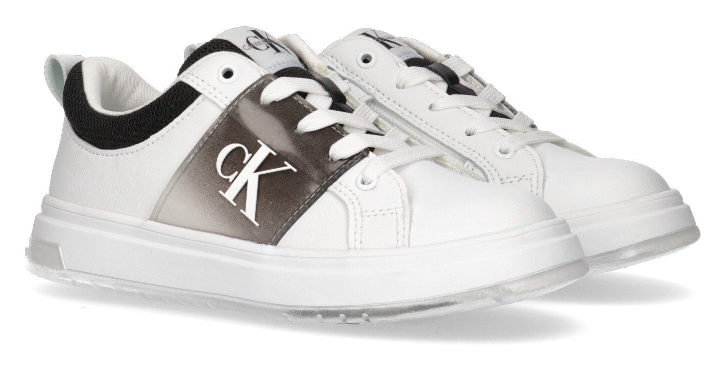 Calvin Klein Sneakers LOW CUT LACE-UP SNEAKER met extra rits, vrijetijdsschoen, lage schoen,...