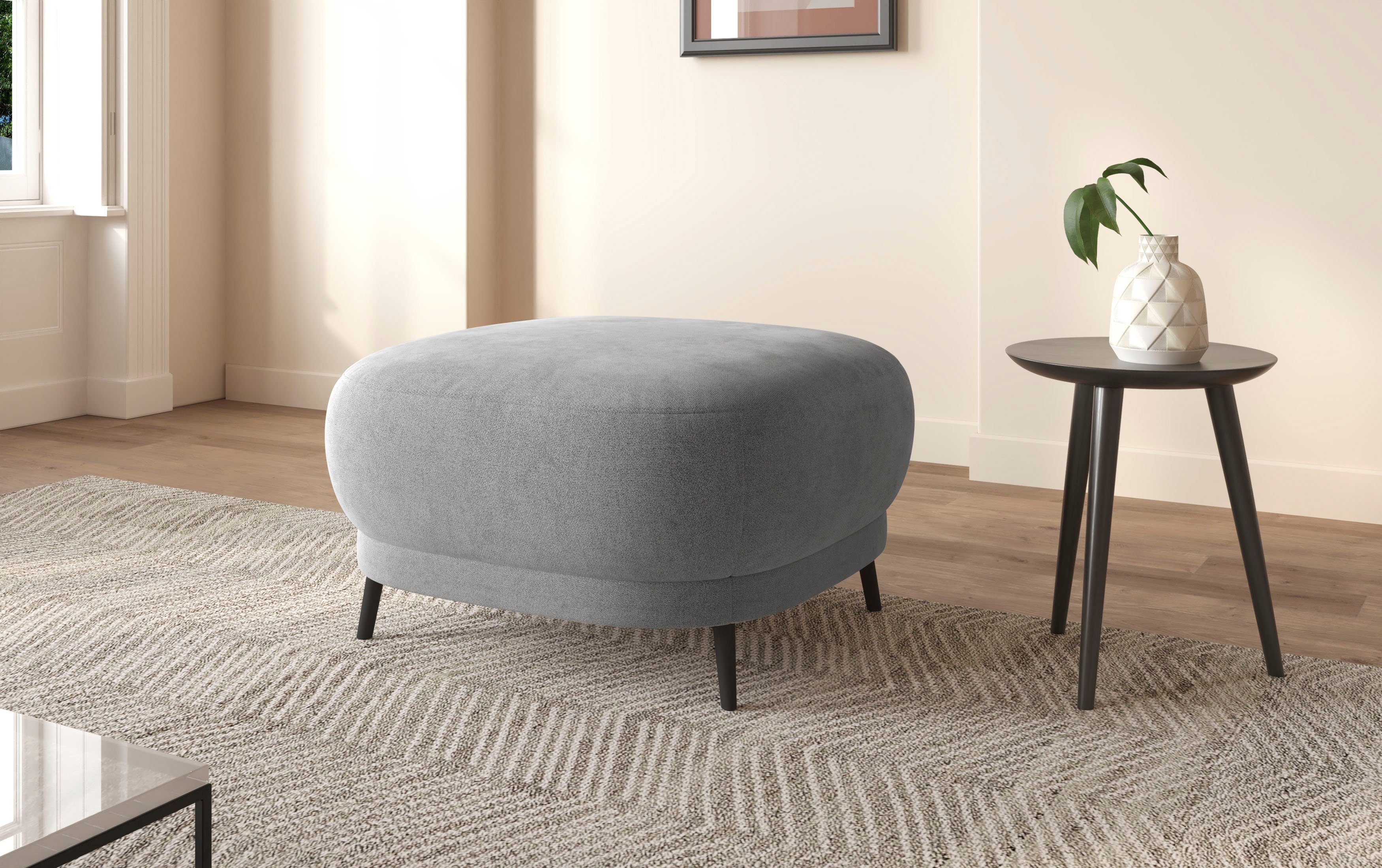 sit&more Hocker Blues met metalen poten, matzwart