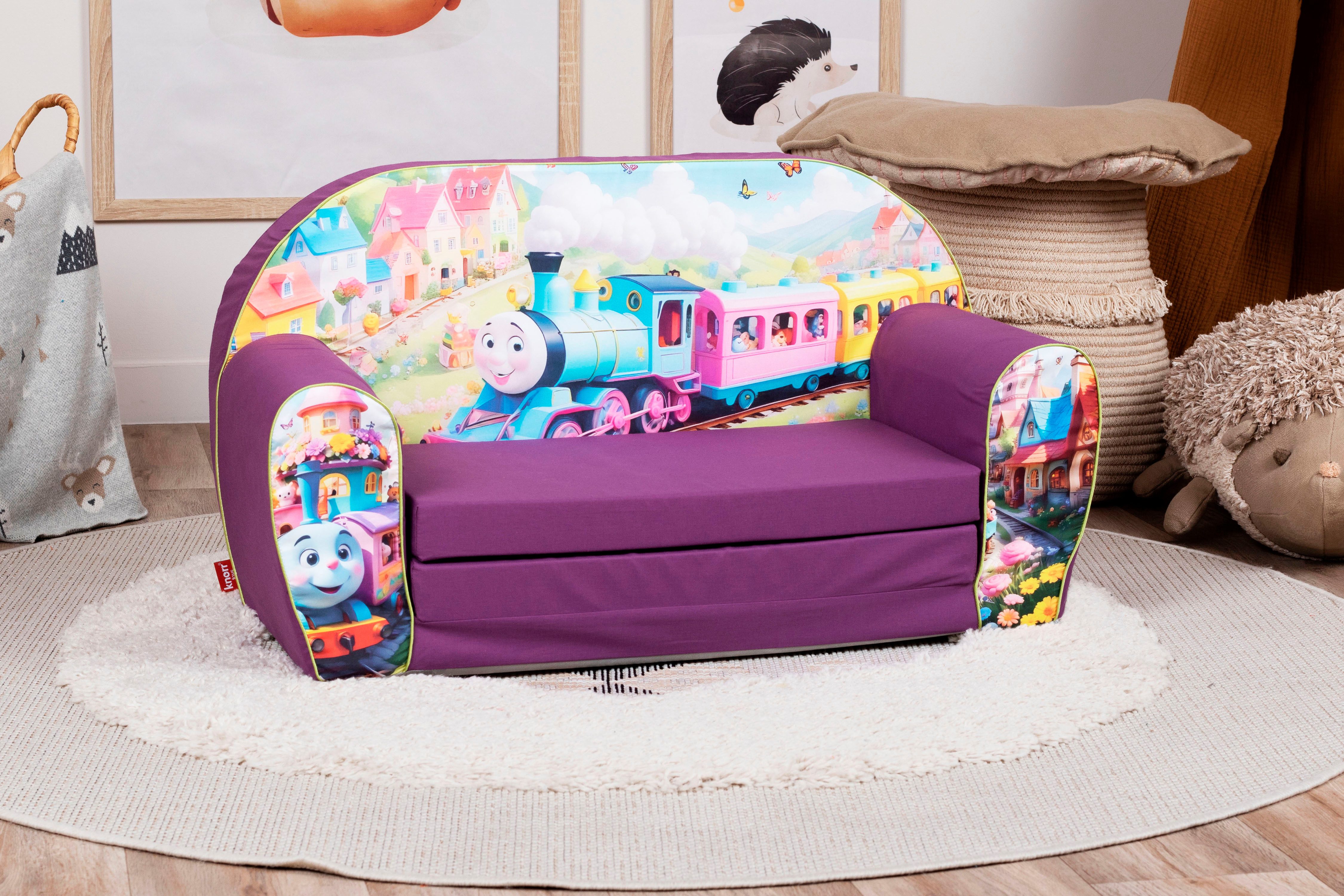 Knorrtoys® Bank Happy train voor kinderen, made in europe