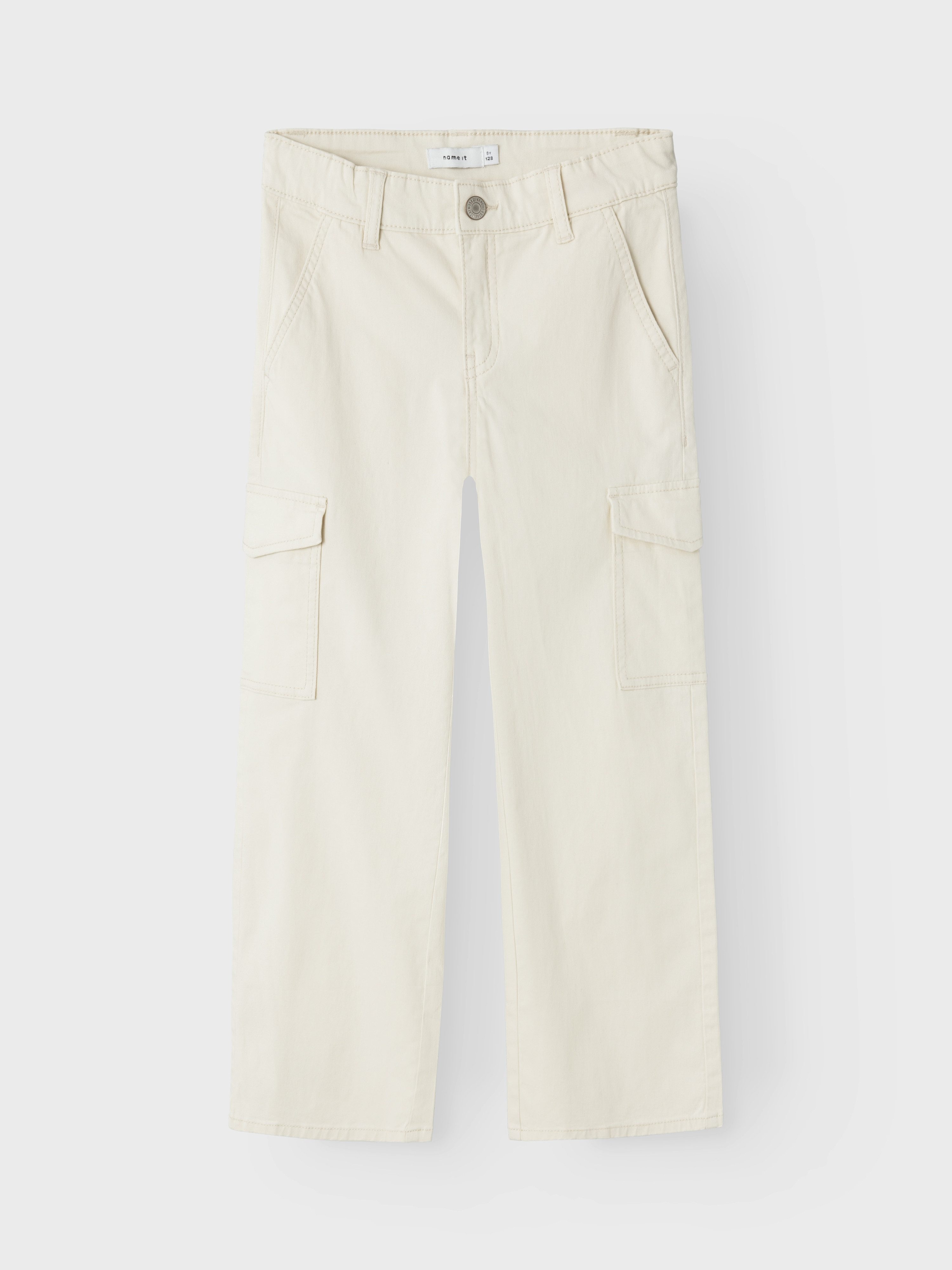 Name It Cargobroek NKFROSE voor meisjes met cargozakken en stretch