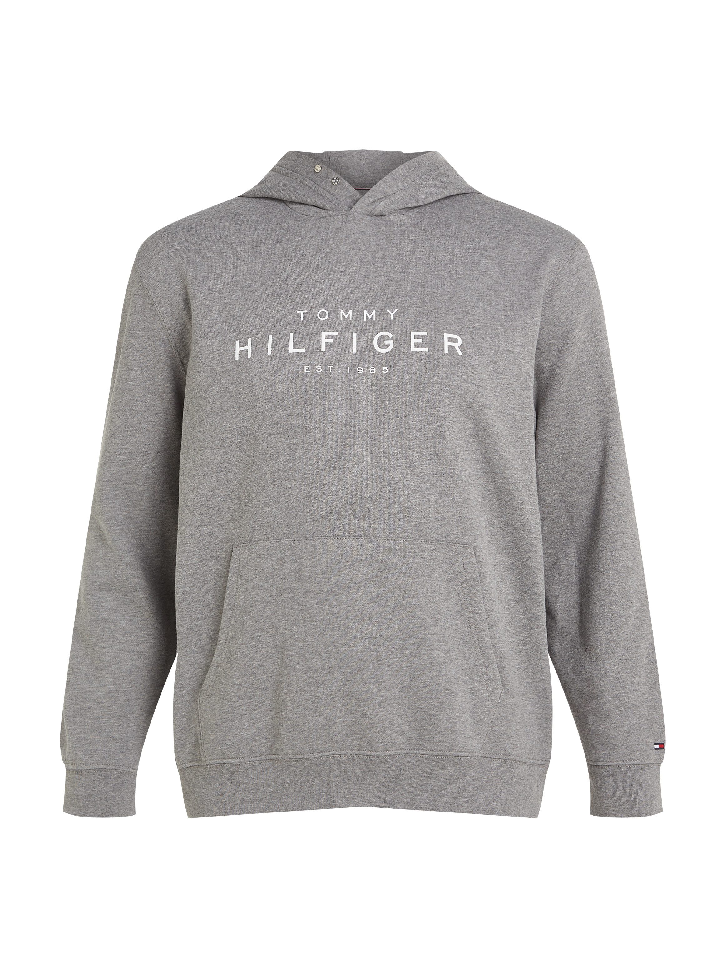 Tommy Hilfiger Sweatshirt BT-TOMMY HILFIGER HOODY-B in grote maten, logoborduring