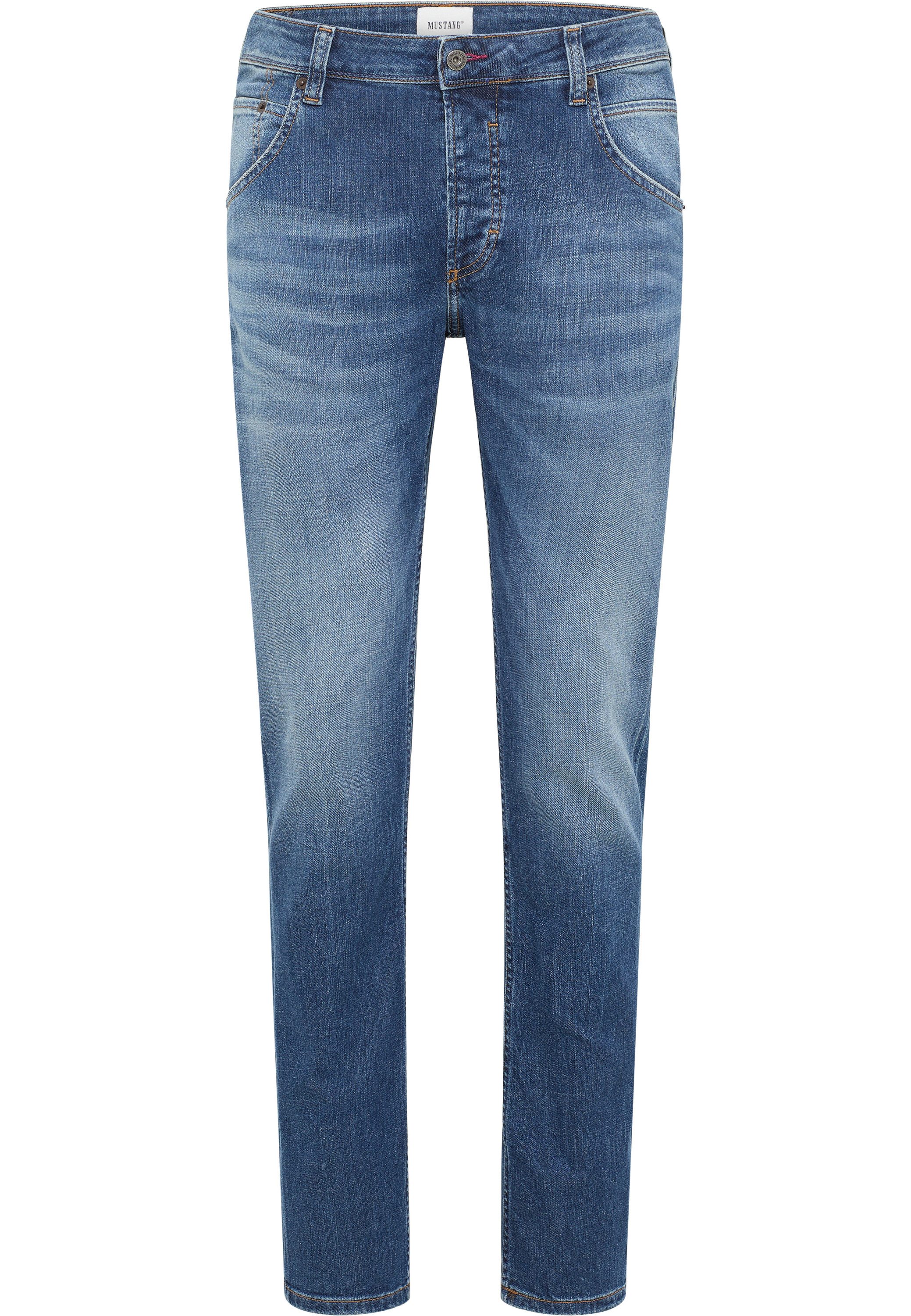 MUSTANG Straight jeans Heren stijl Michigan recht heren jeans maat 38 blauw