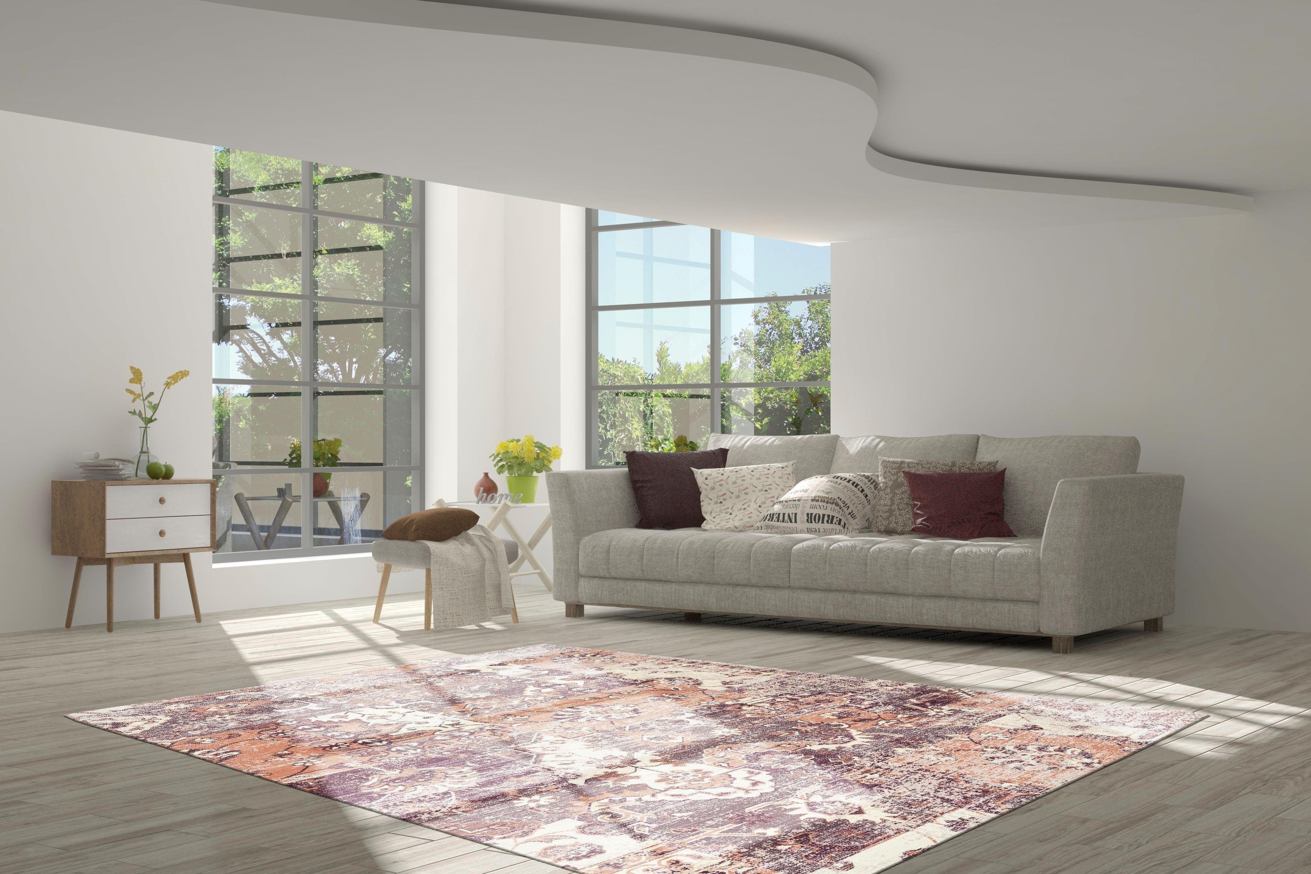 calo-deluxe Vloerkleed Emin 900 puur katoen, woonkamer