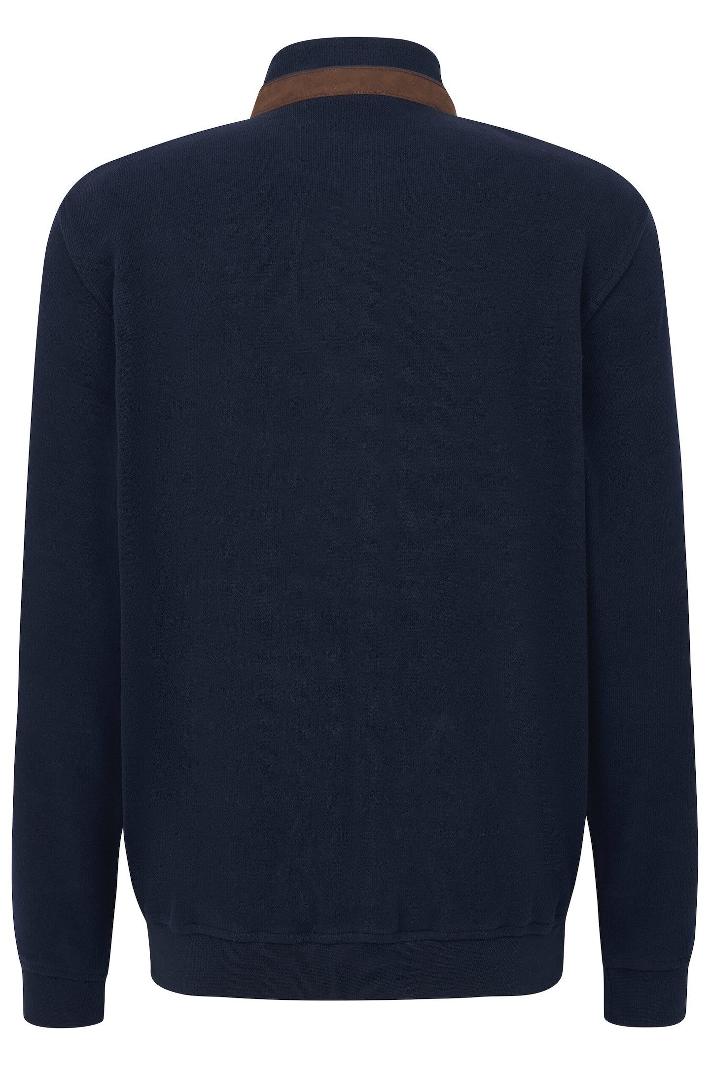 Bugatti Sweatvest met materialenmix