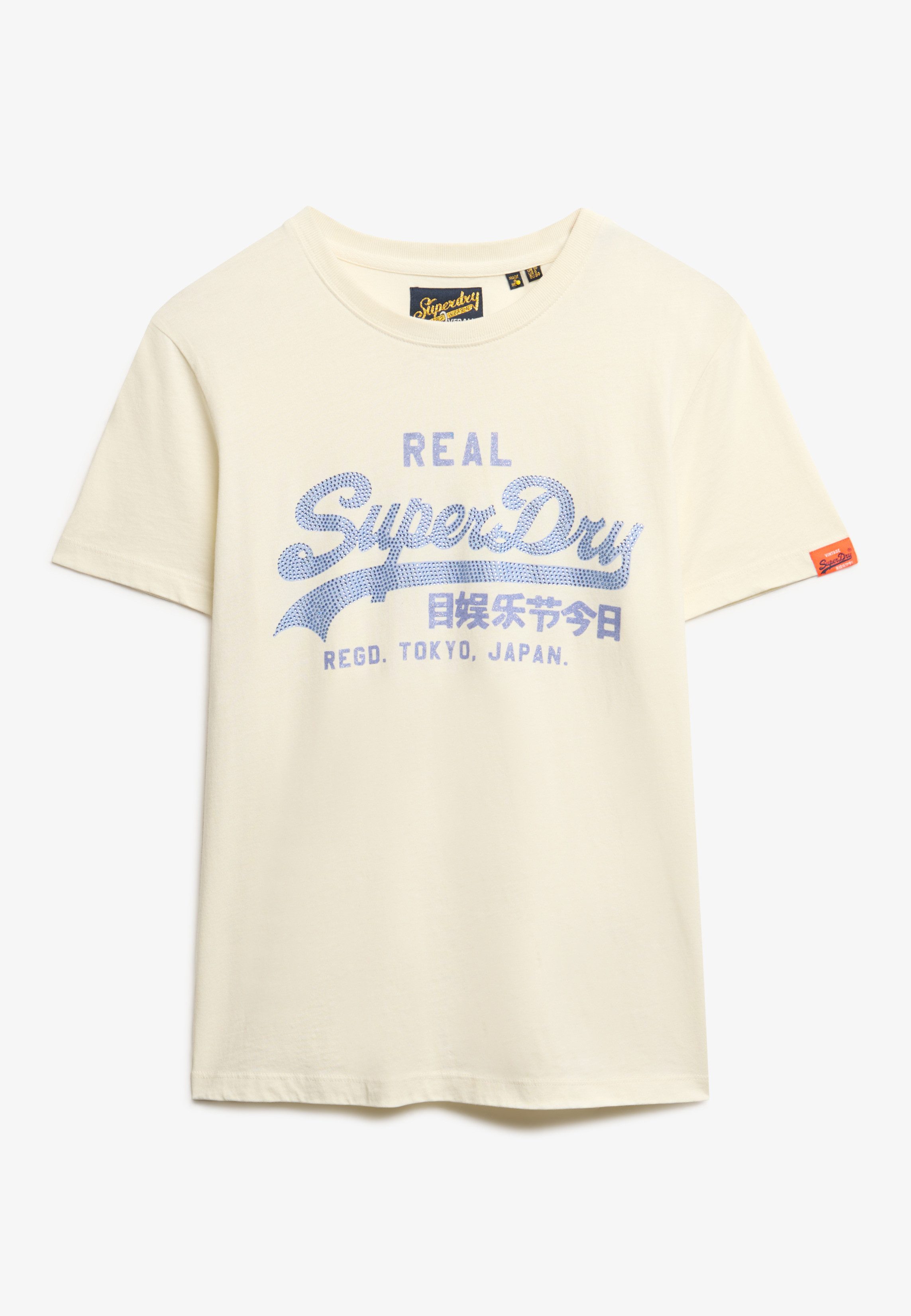 Superdry Shirt met korte mouwen VL RHINESTONE SLIM TEE