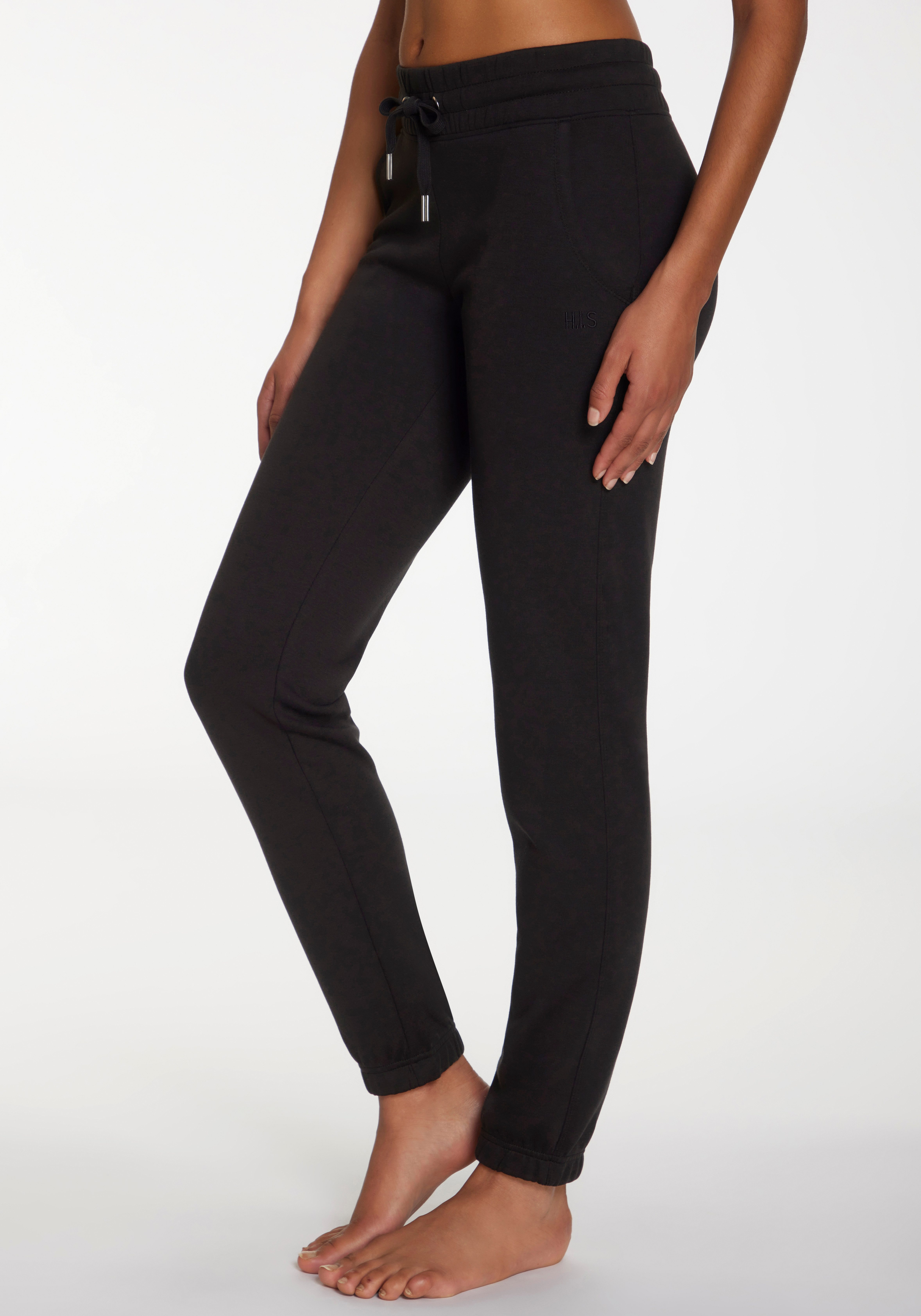 H.I.S Relaxbroek met brede tailleband, loungewear, loungepak