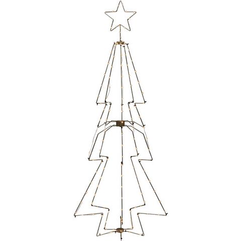 LED-kerstboom Energielabel: LED LED Messing Konstsmide 3947-888