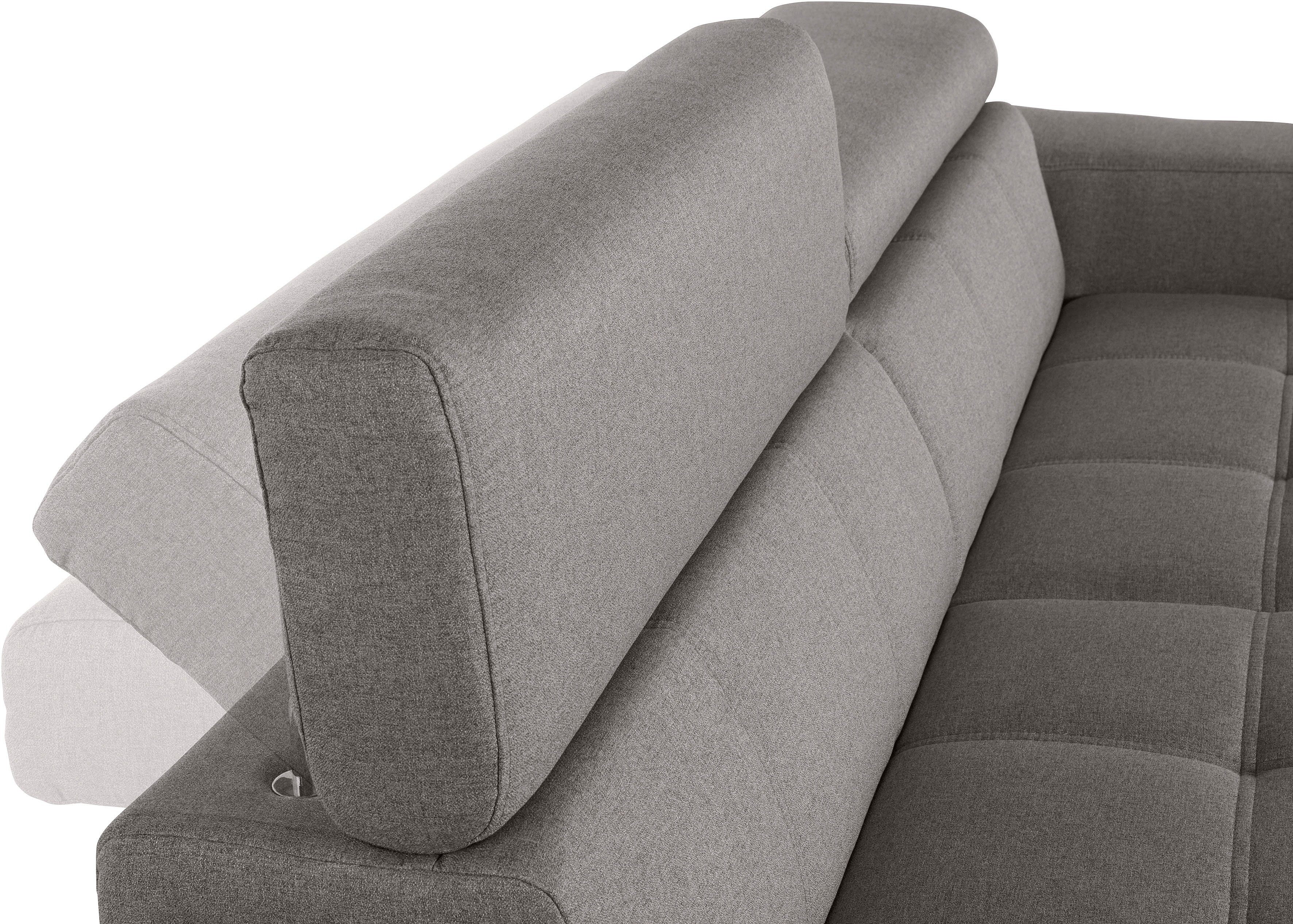 DOMO collection 2,5-zitsbank Cunelli tijdloos en elegant, moderne zitnaden als designelement,