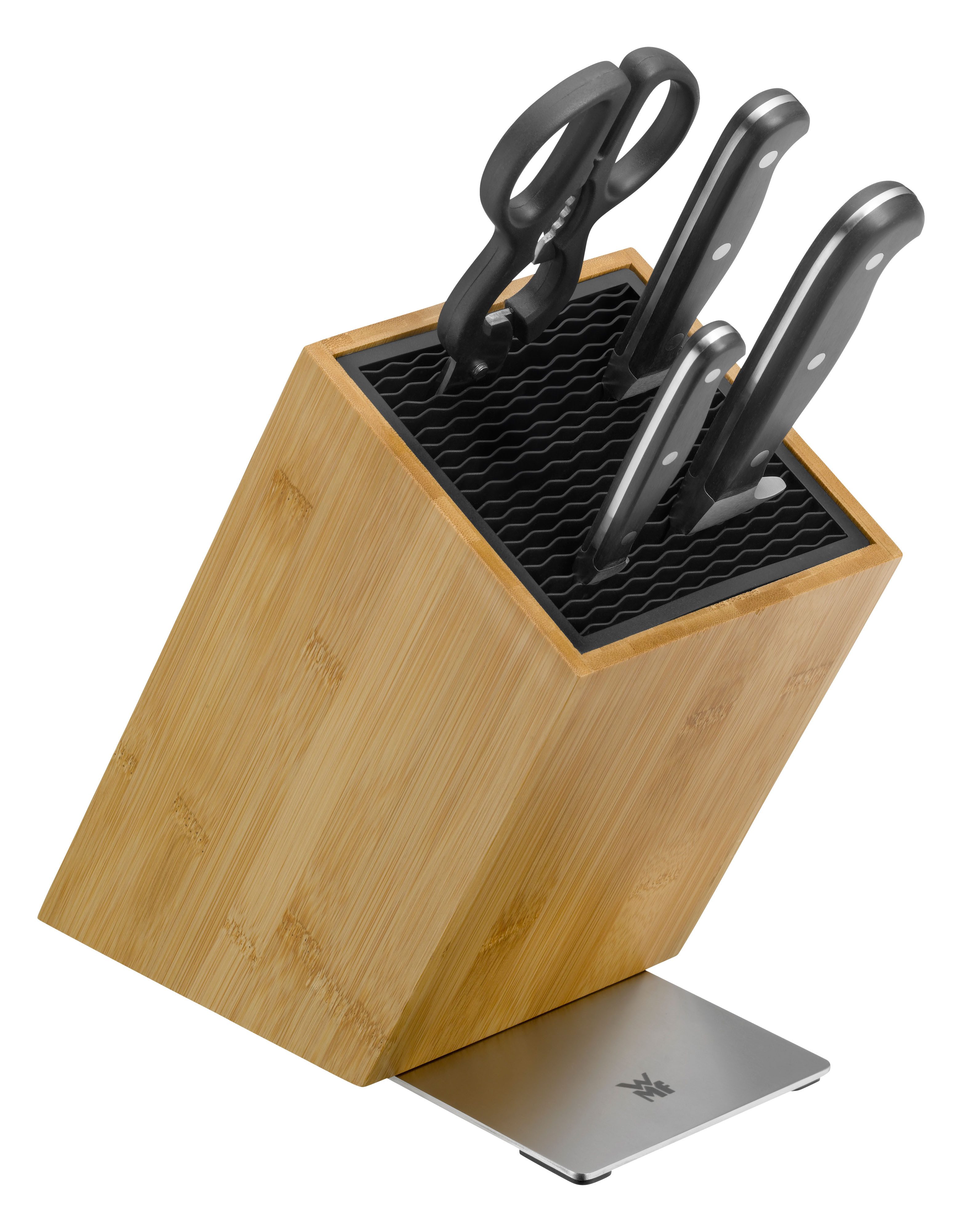 WMF Messenblok Spitzenklasse Plus 5-delig, flextec messenblok, robuuste, duurzame messen (set, 5-delig)