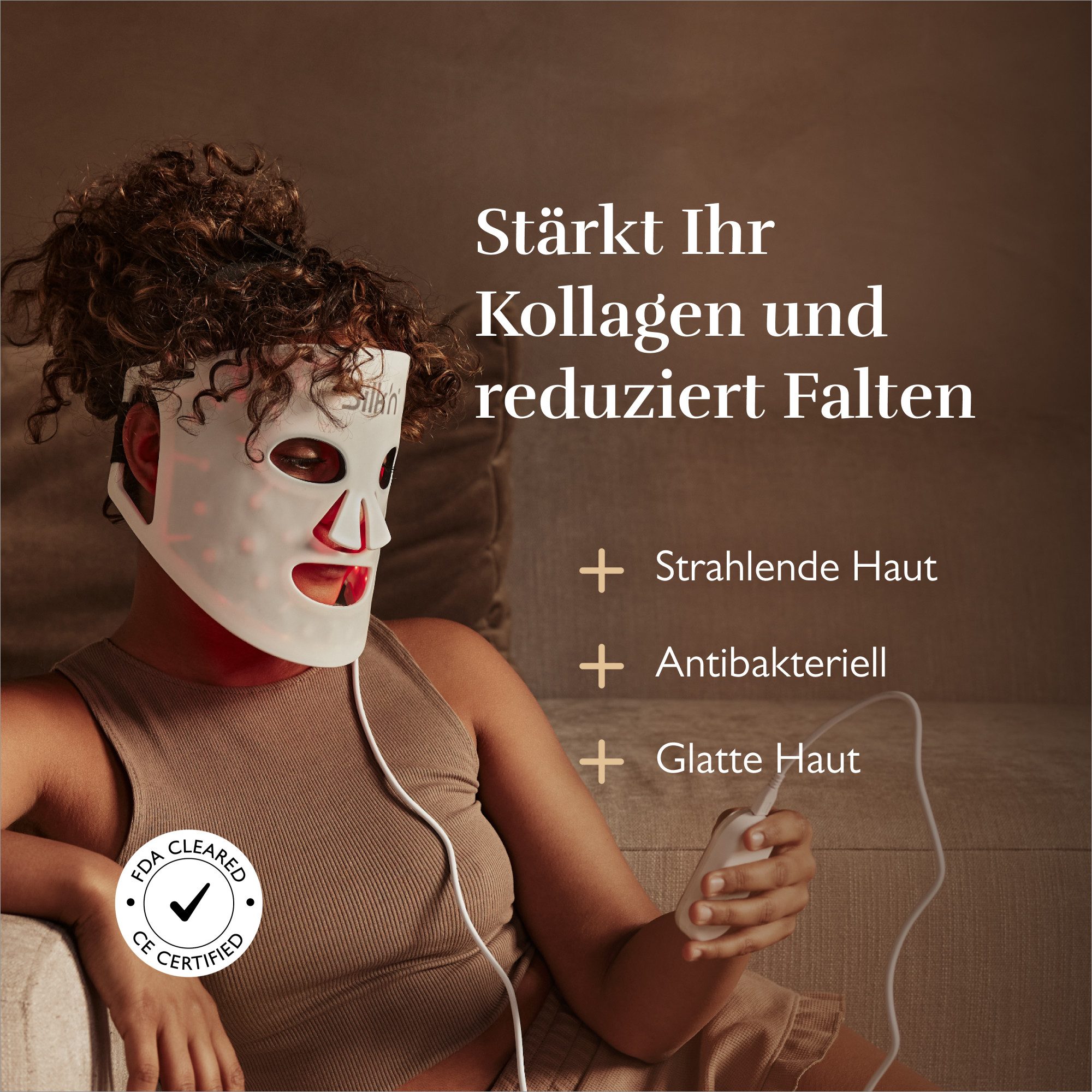 Silk'n Apparaat voor cosmetische behandelingen LED Face Mask 100 LED gezichtsmasker met 4 lichtkleuren
