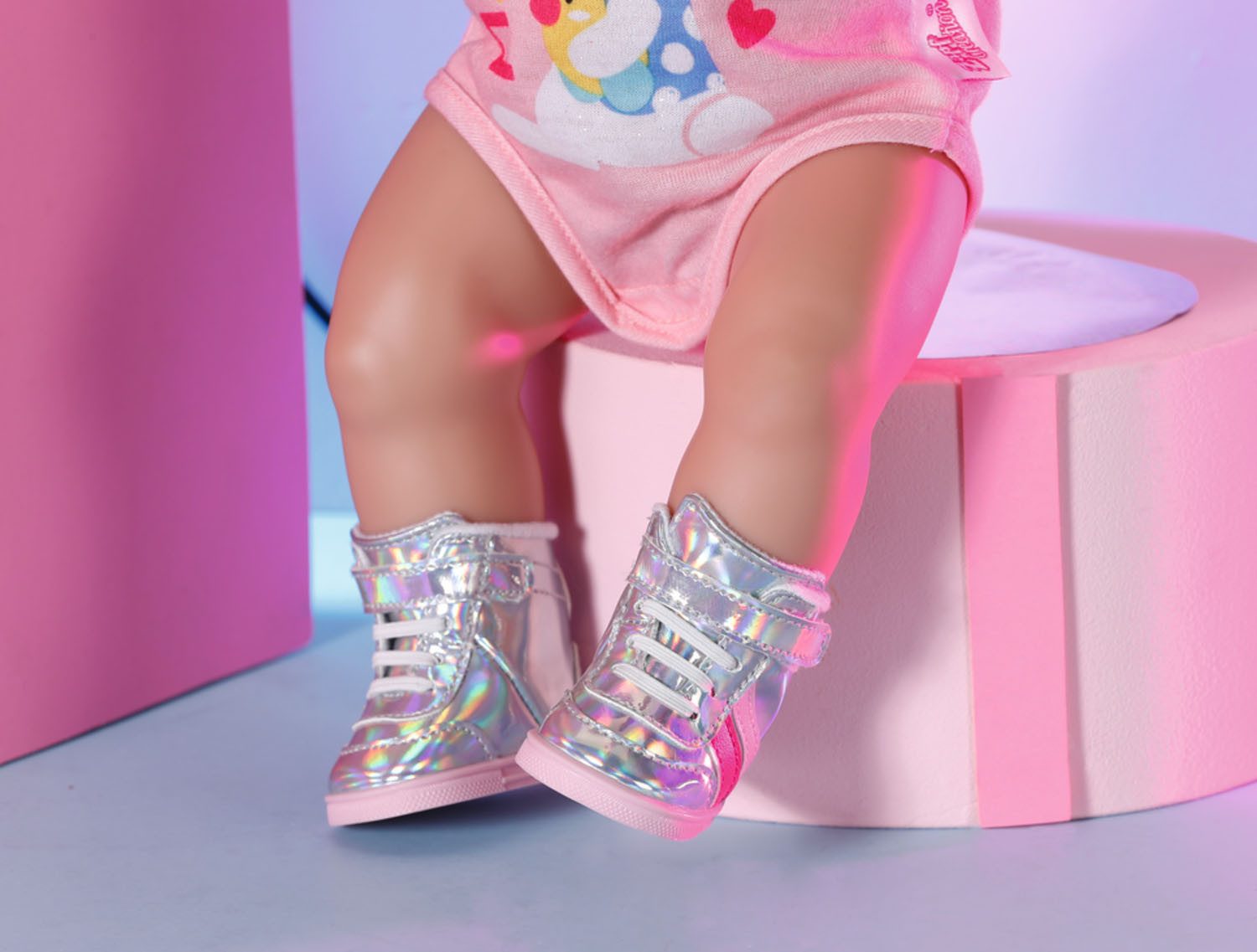 Baby Born Poppenkleding Sneakers silber, 43 cm