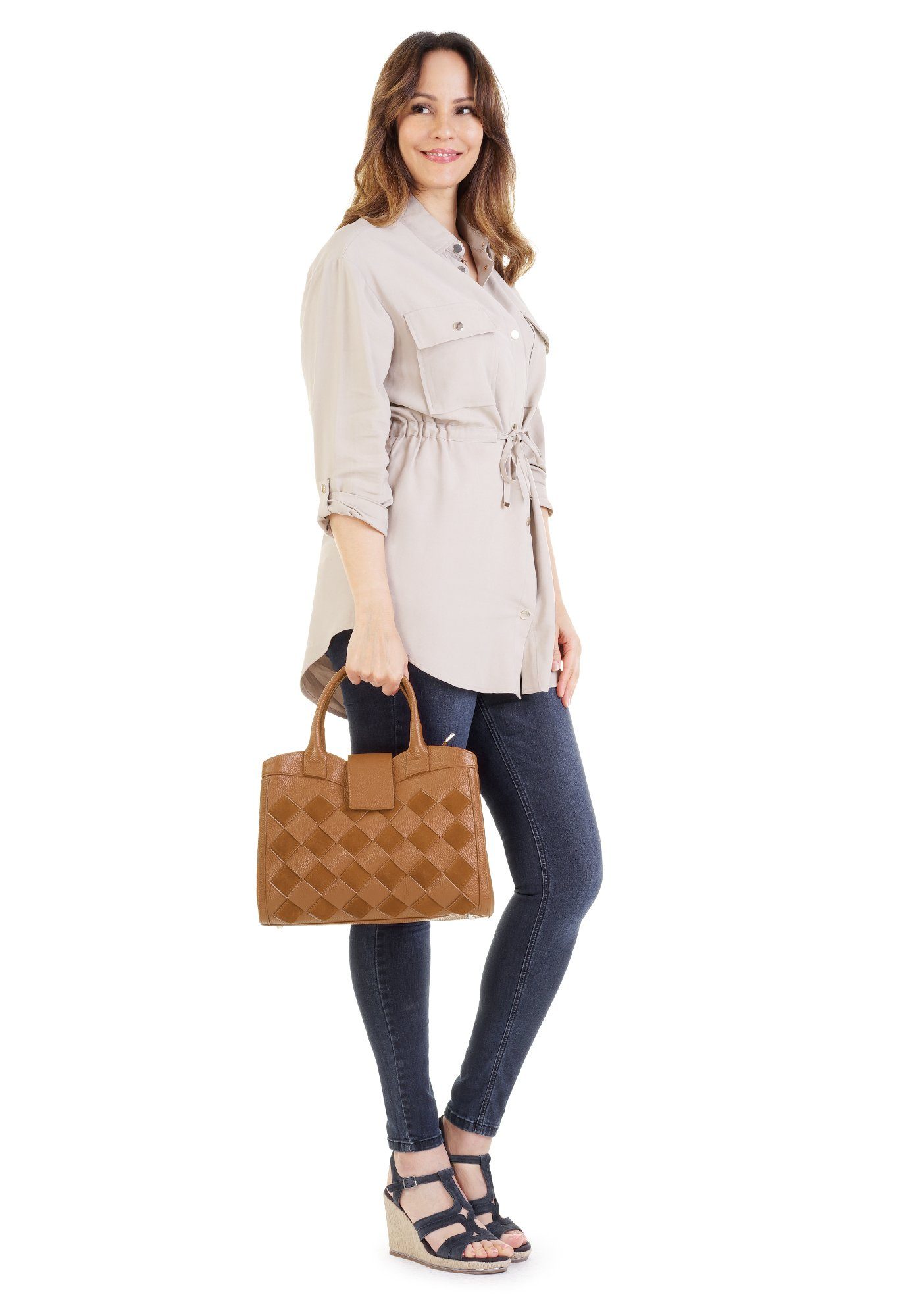 Samantha Look Tas echt leer, made in italy