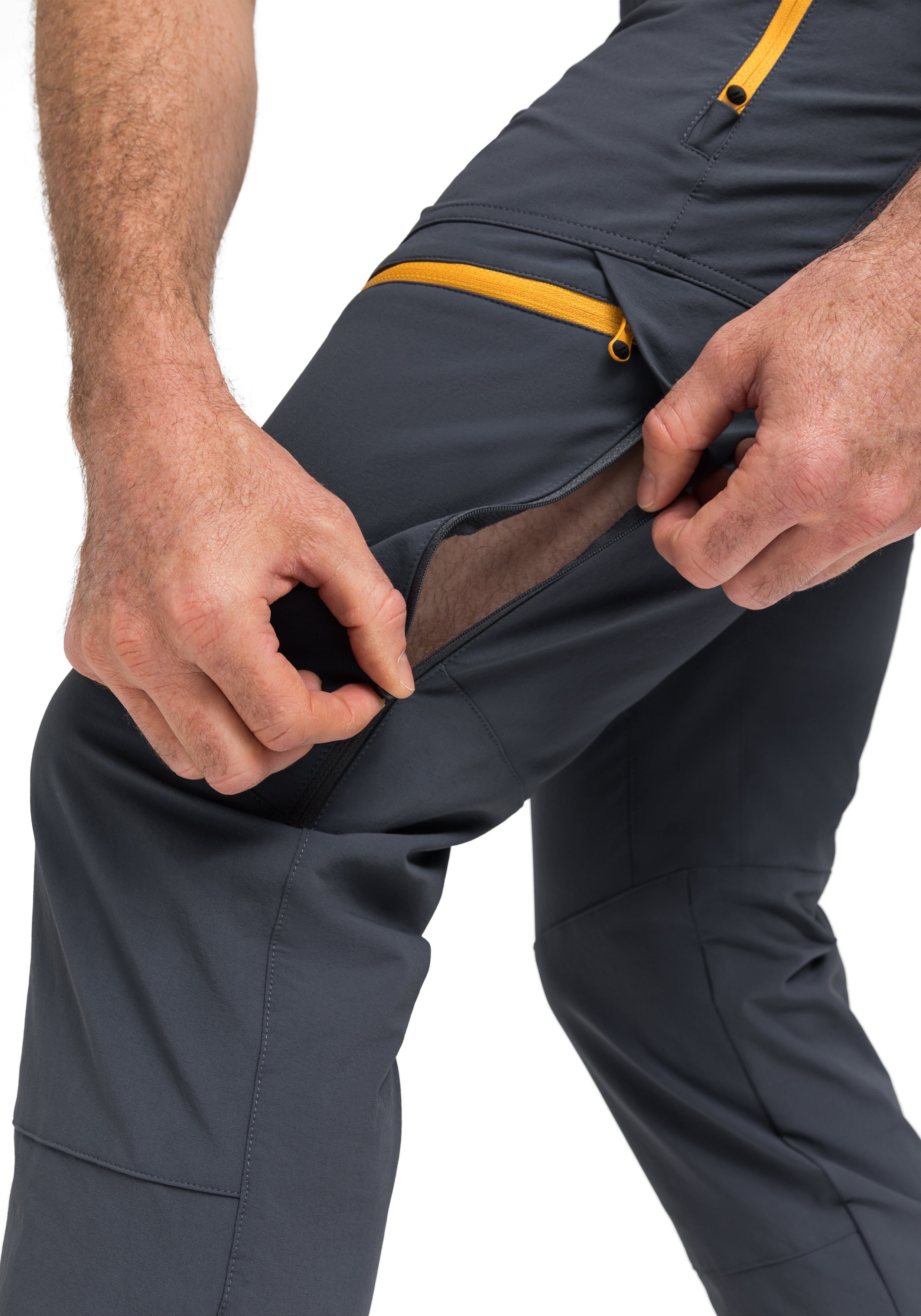 Maier Sports Outdoorbroek Naturno Air M Heren functionele broek, robuuste trekkingbroek, 4 zakken, regular fit