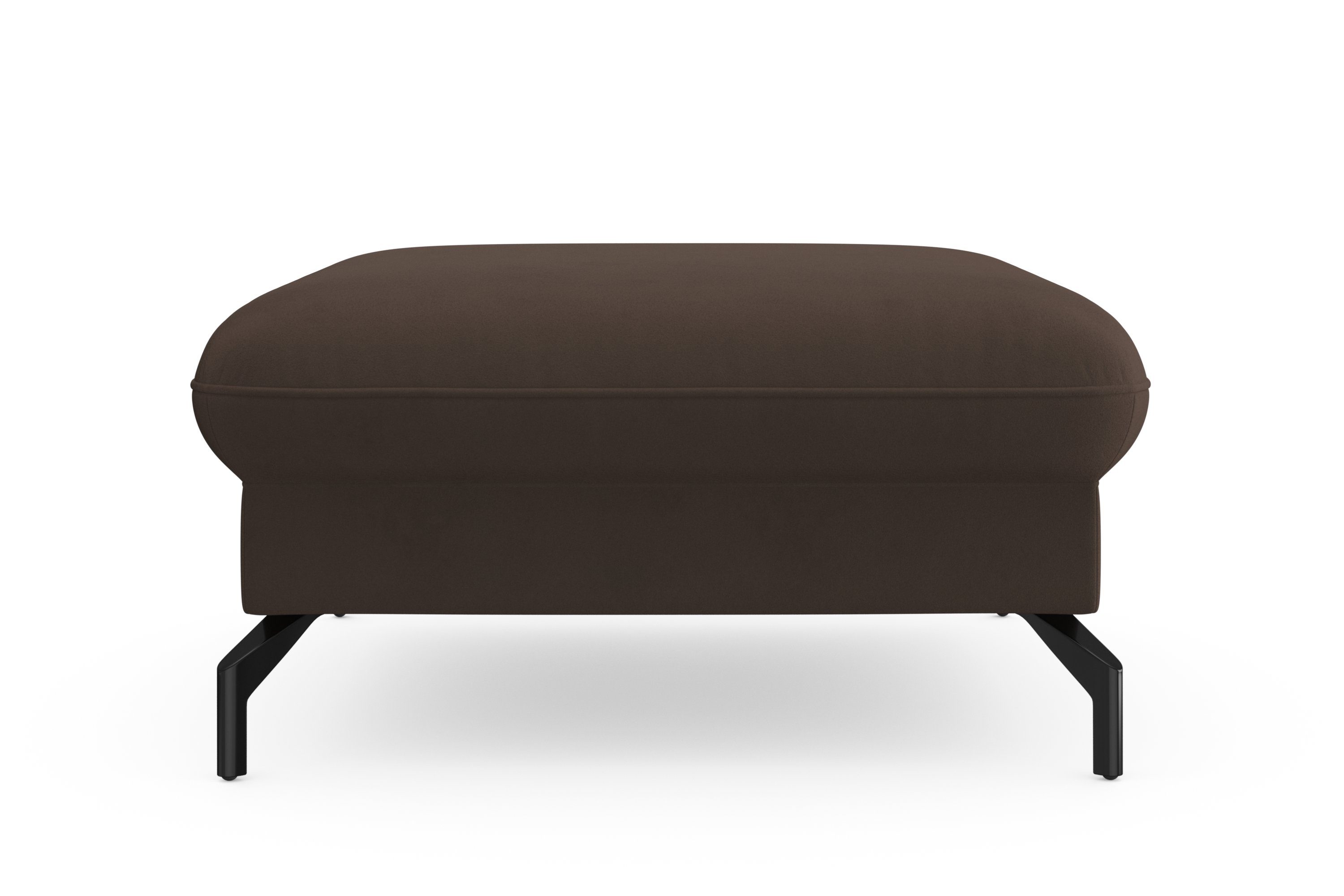 sit&more Hocker Fashion met binnenvering, met hoogwaardige, zwarte metalen poten