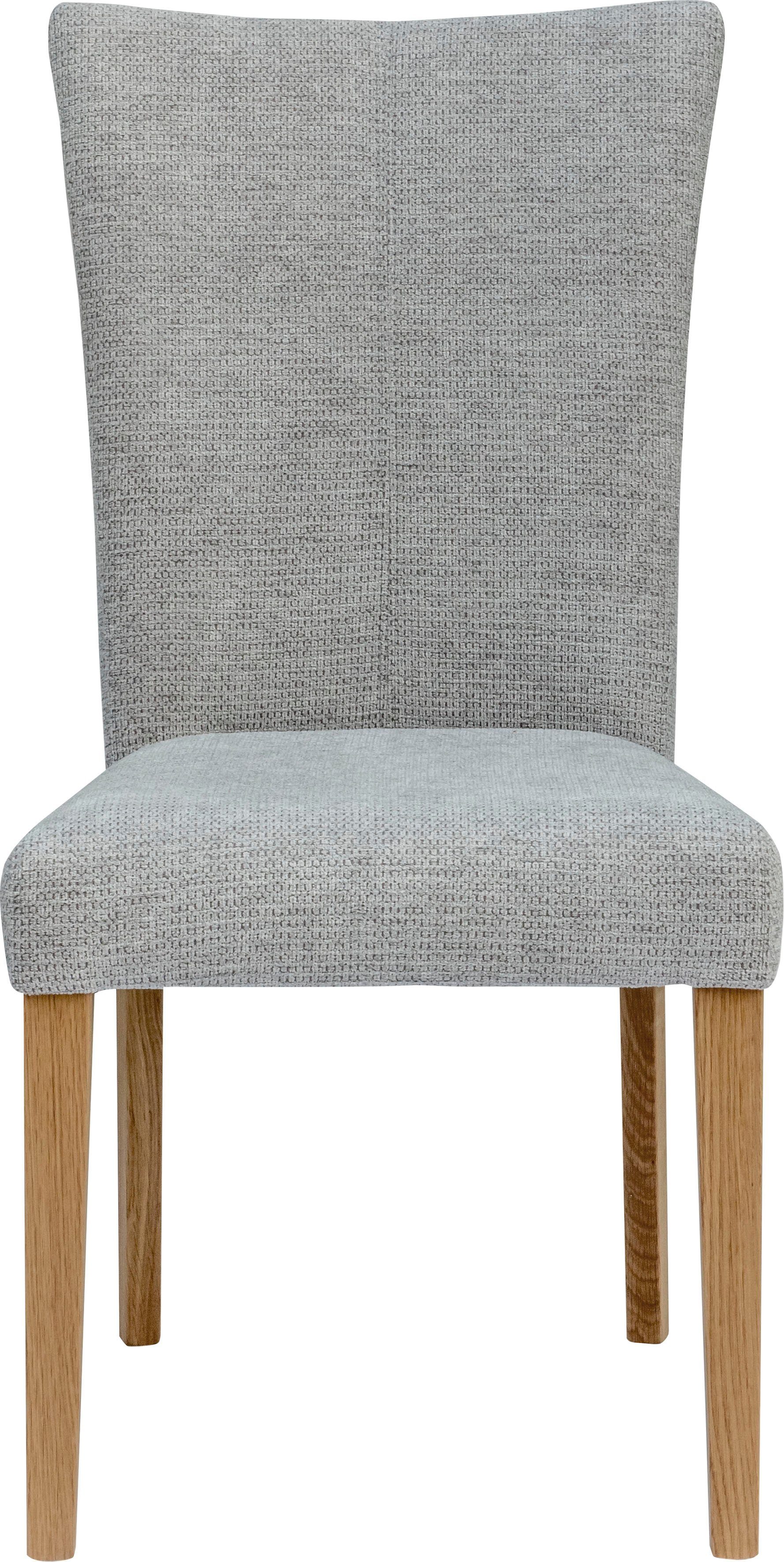 Home affaire Eetkamerstoel Aspen gestoffeerde stoel Massief houten frame, in veel bekledingskwaliteiten landhuis (set, 2 stuks)