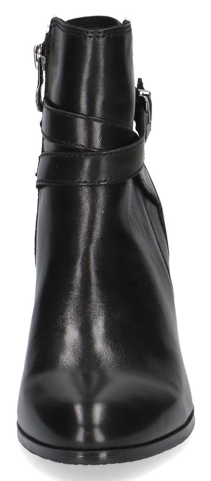 Caprice Laarsjes blokhak, business schoen, ankleboots met decoratieve gesp