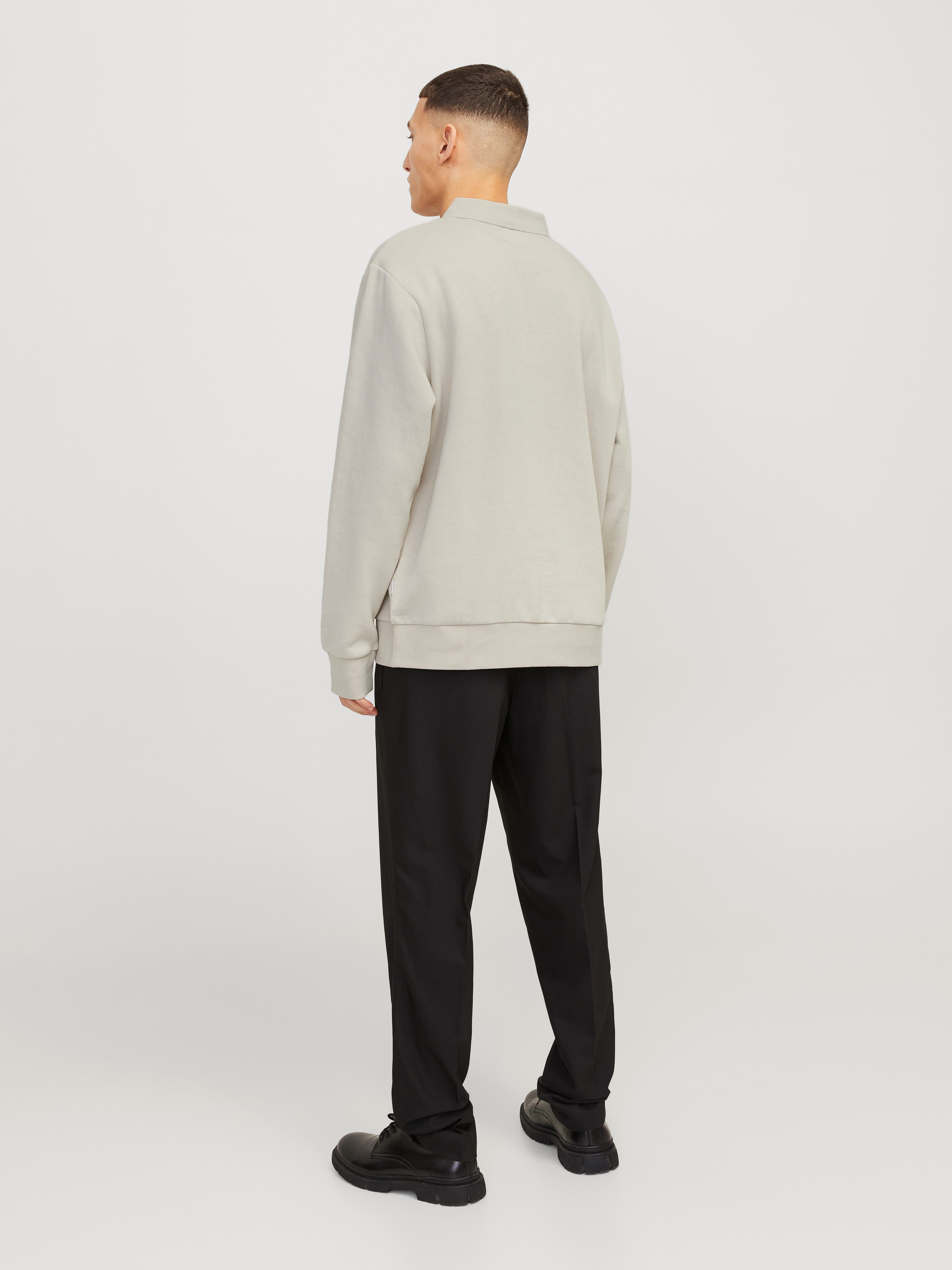 Jack & Jones Sweatshirt JJEBRADLEY SWEAT POLO NOOS
