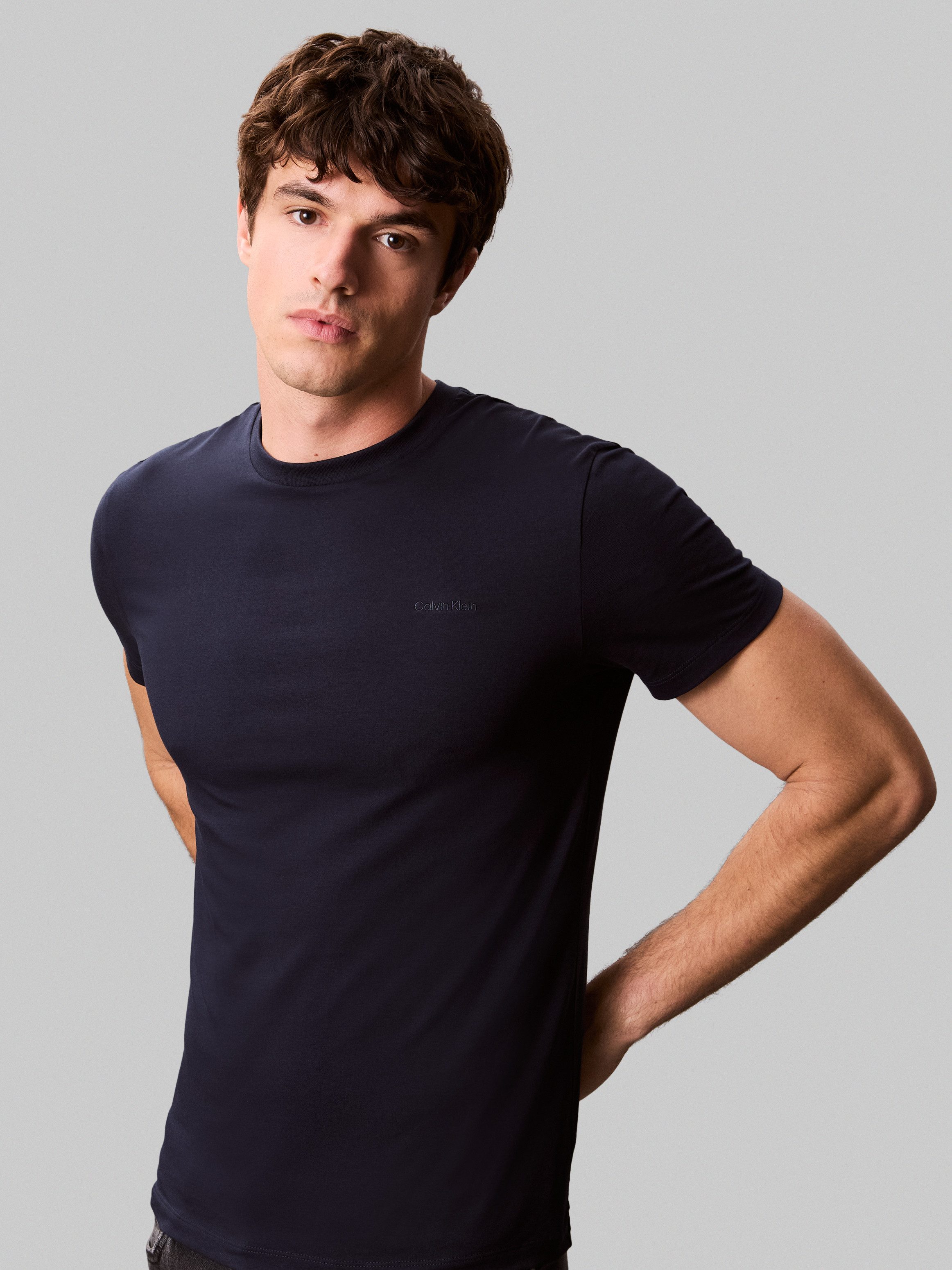 Calvin Klein T-shirt SS STRETCH COTTON SLIM TEE