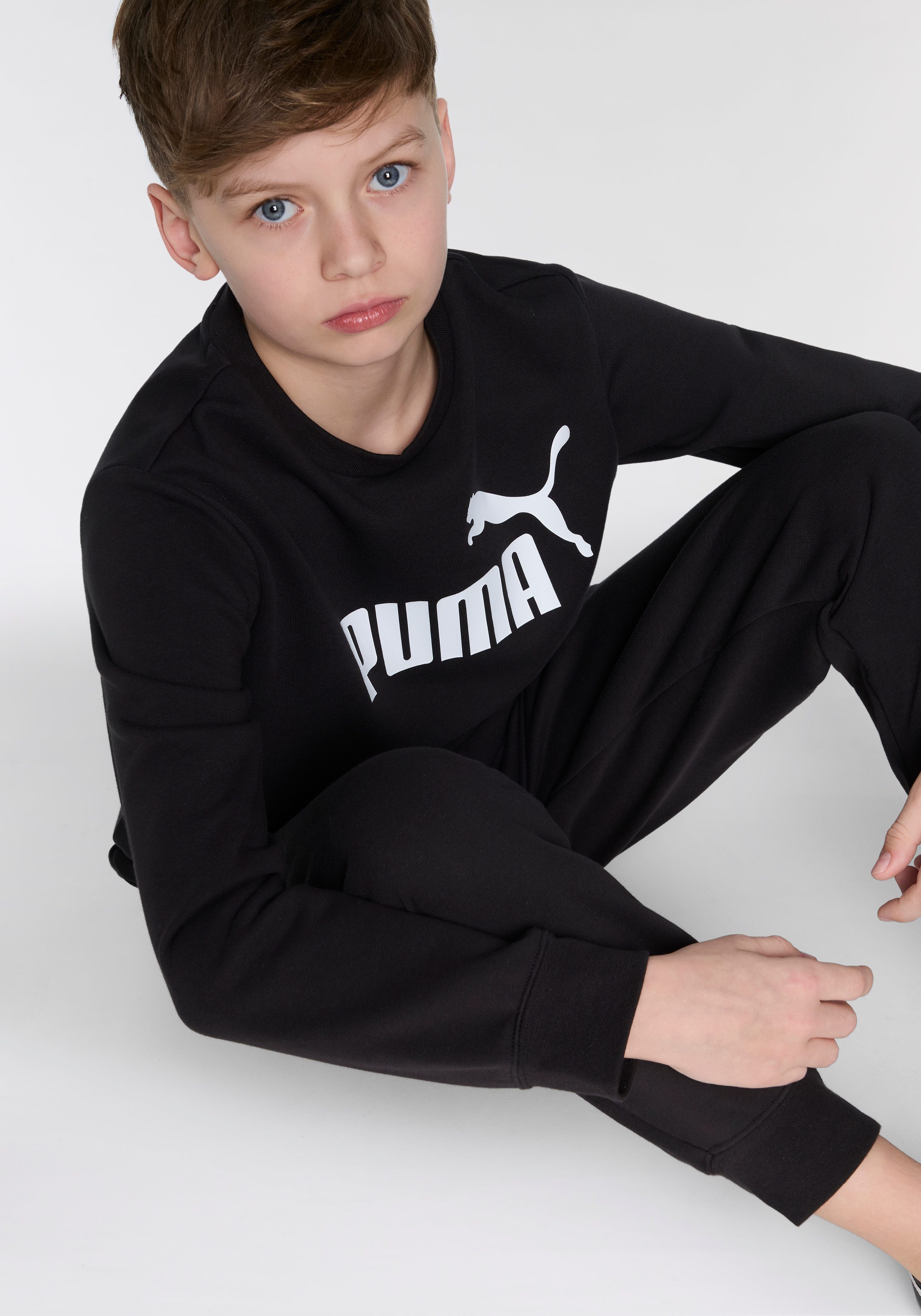 PUMA Trainingspak ESS NO.1 LOGO CREW SWEAT SUIT TR B (2-delig)
